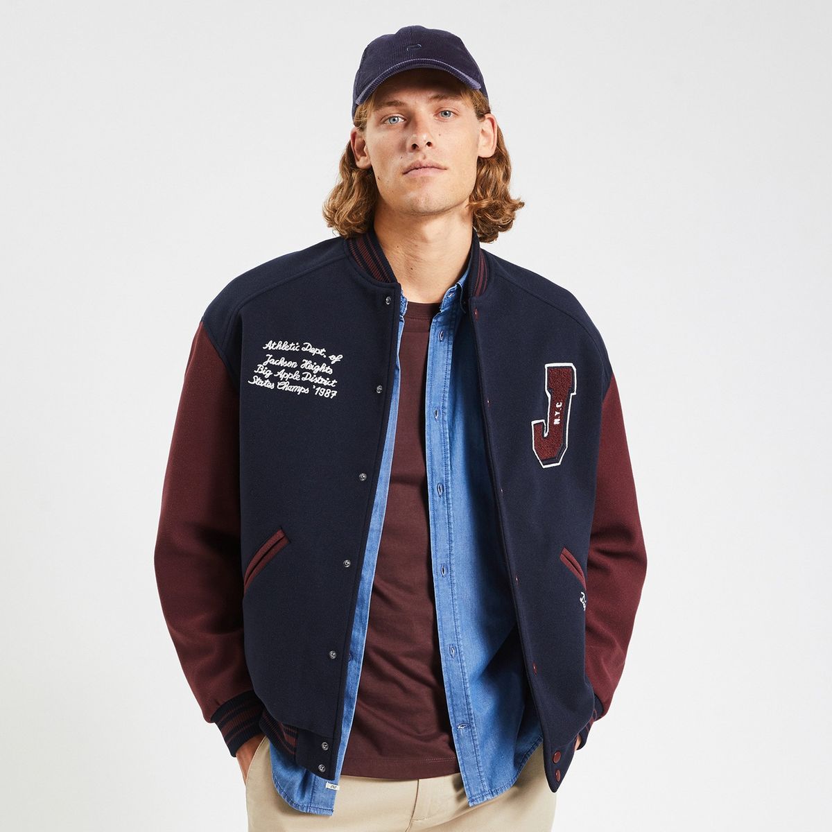 Blouson Collège Colorblock