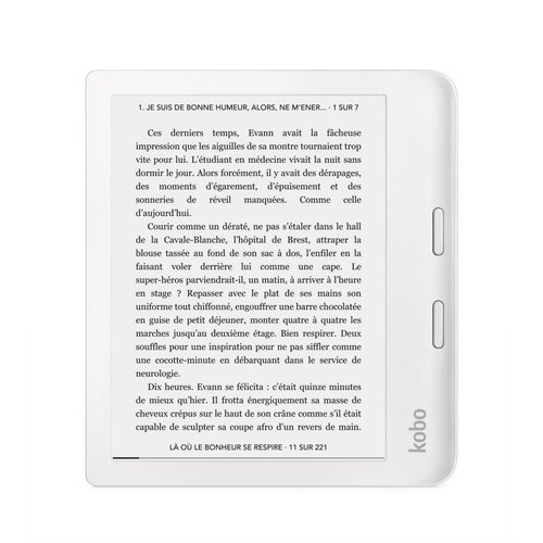 Liseuse ebook libra 2 - blanche 7'' bt 32go blanc Kobo