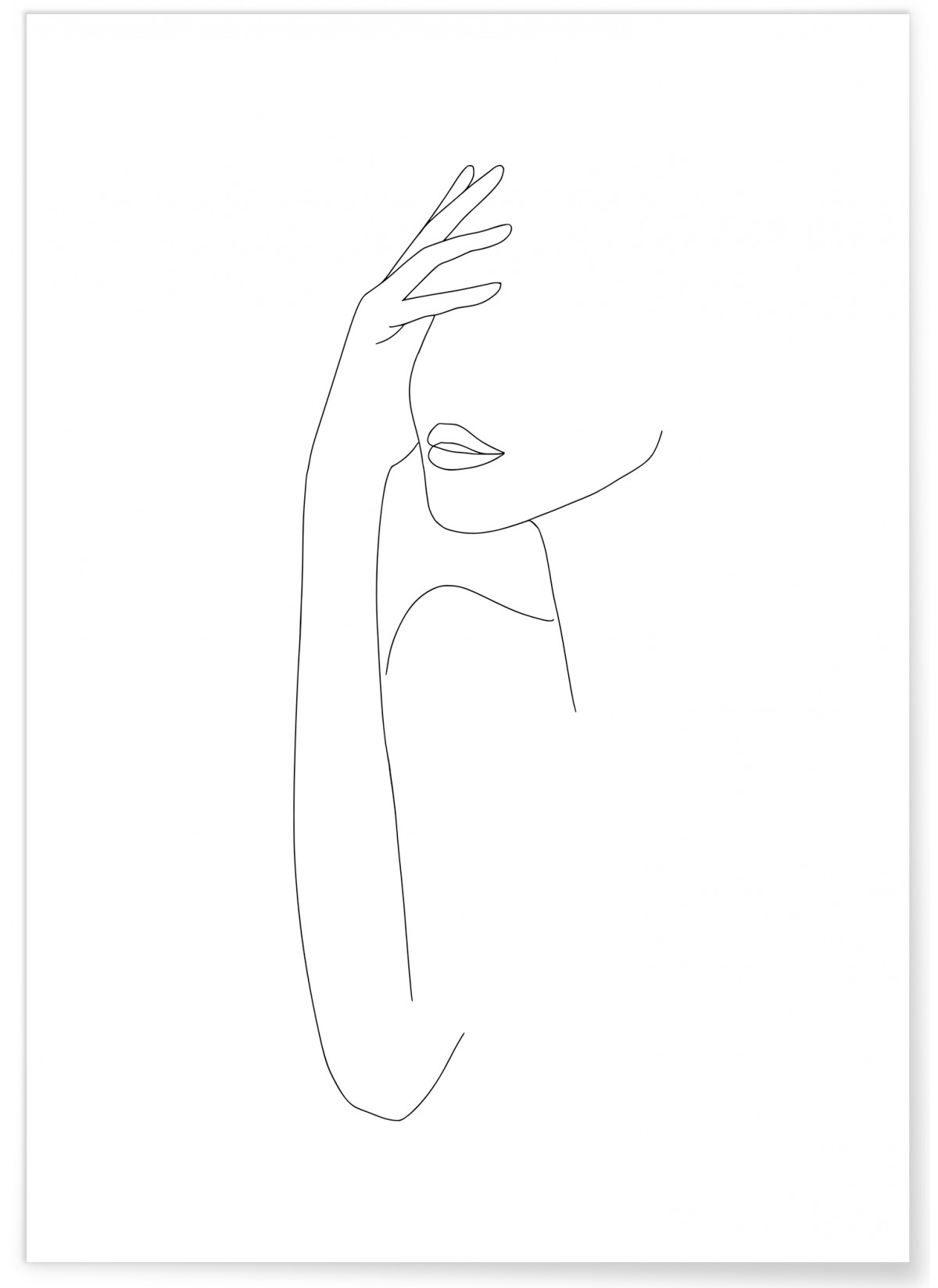 Affiche Line Art Women 2, L'AFFICHERIE