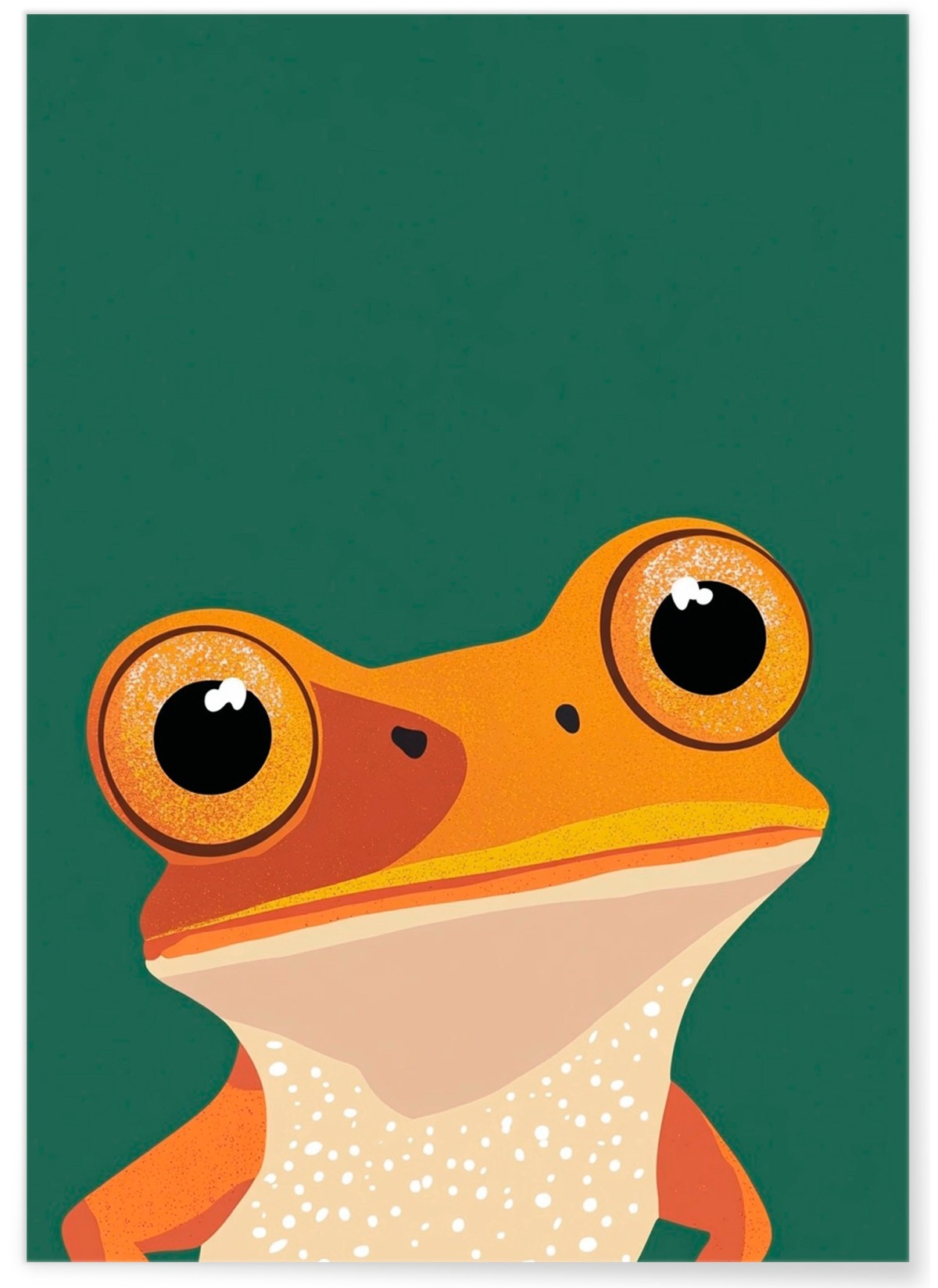 Affiche Grenouille rigolote, L'AFFICHERIE