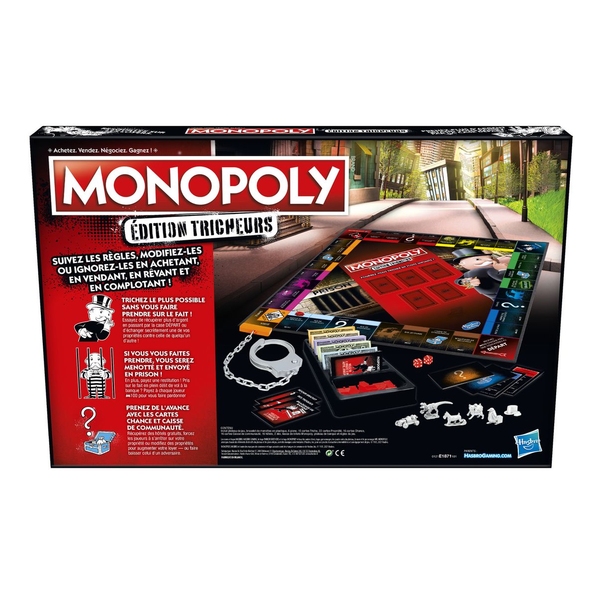 Monopoly Edition Tricheurs Jeu de société  Version Française COMPLET 