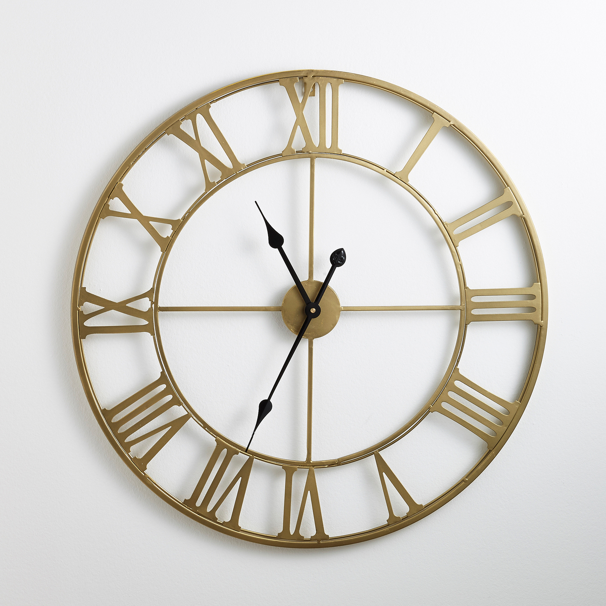 70cm Diameter Zivos Brass Metal Clock