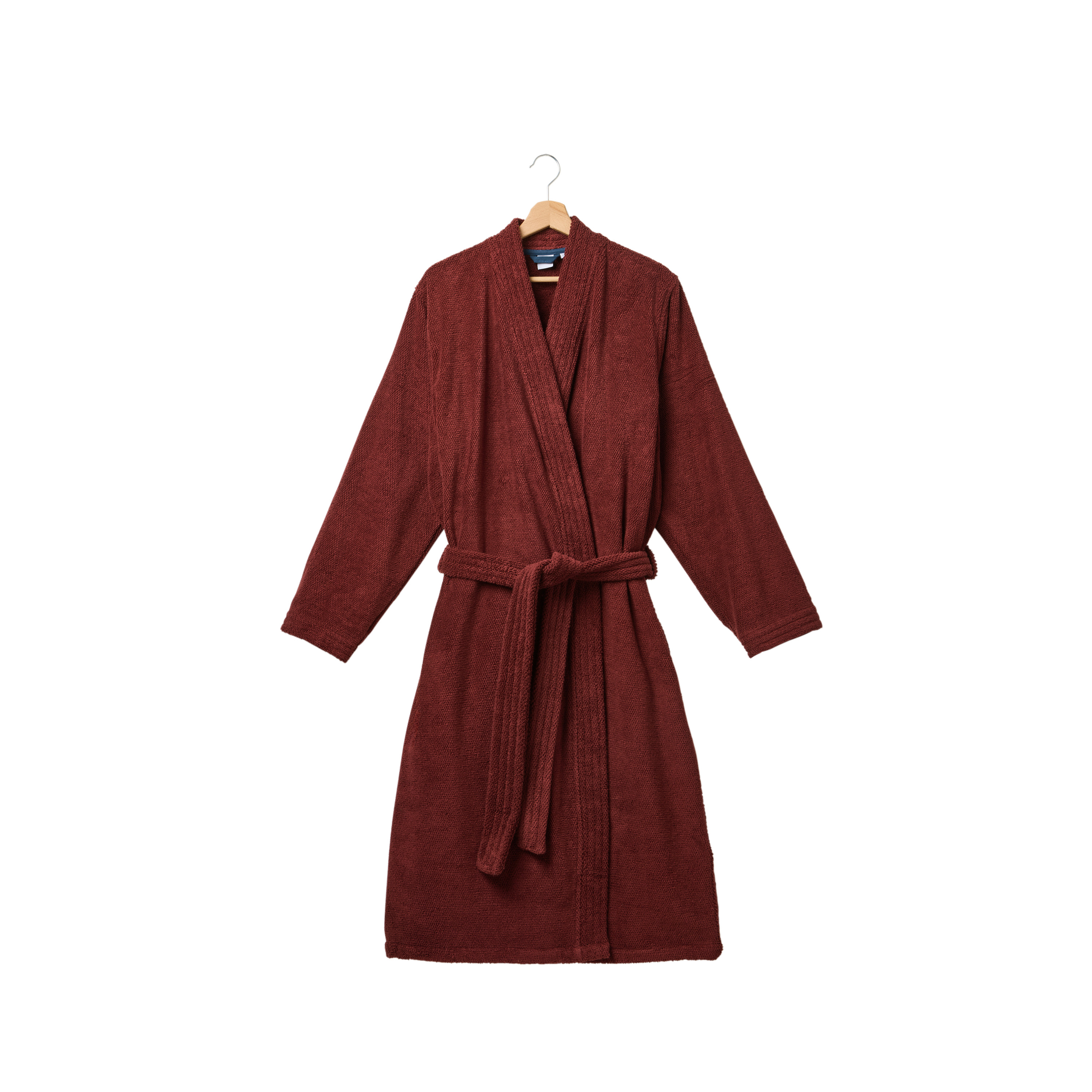 Peignoir col kimono coton OPALYS, CARRE BLANC