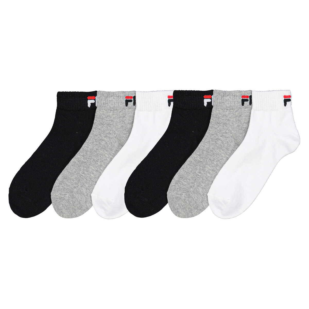 Pack of 6 Pairs of Trainer Socks in Cotton Mix