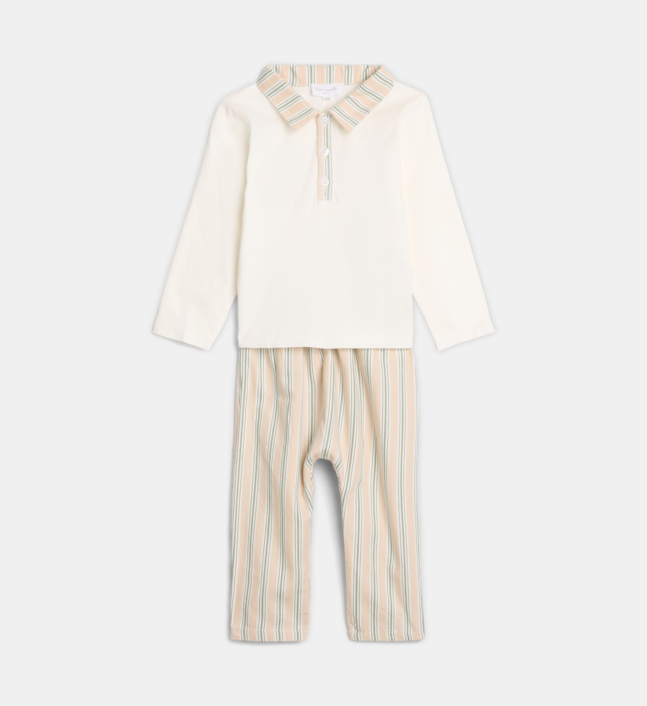 Ensemble droit toude en coton bio, CADET ROUSSELLE