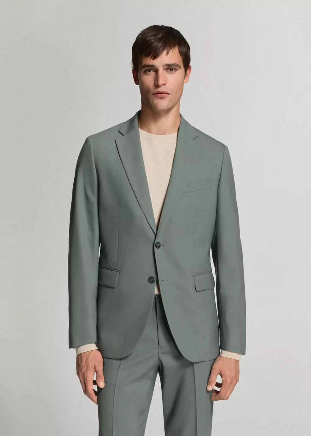 Veste de costume Turin slim fit 100 % laine vierge, MANGO MAN