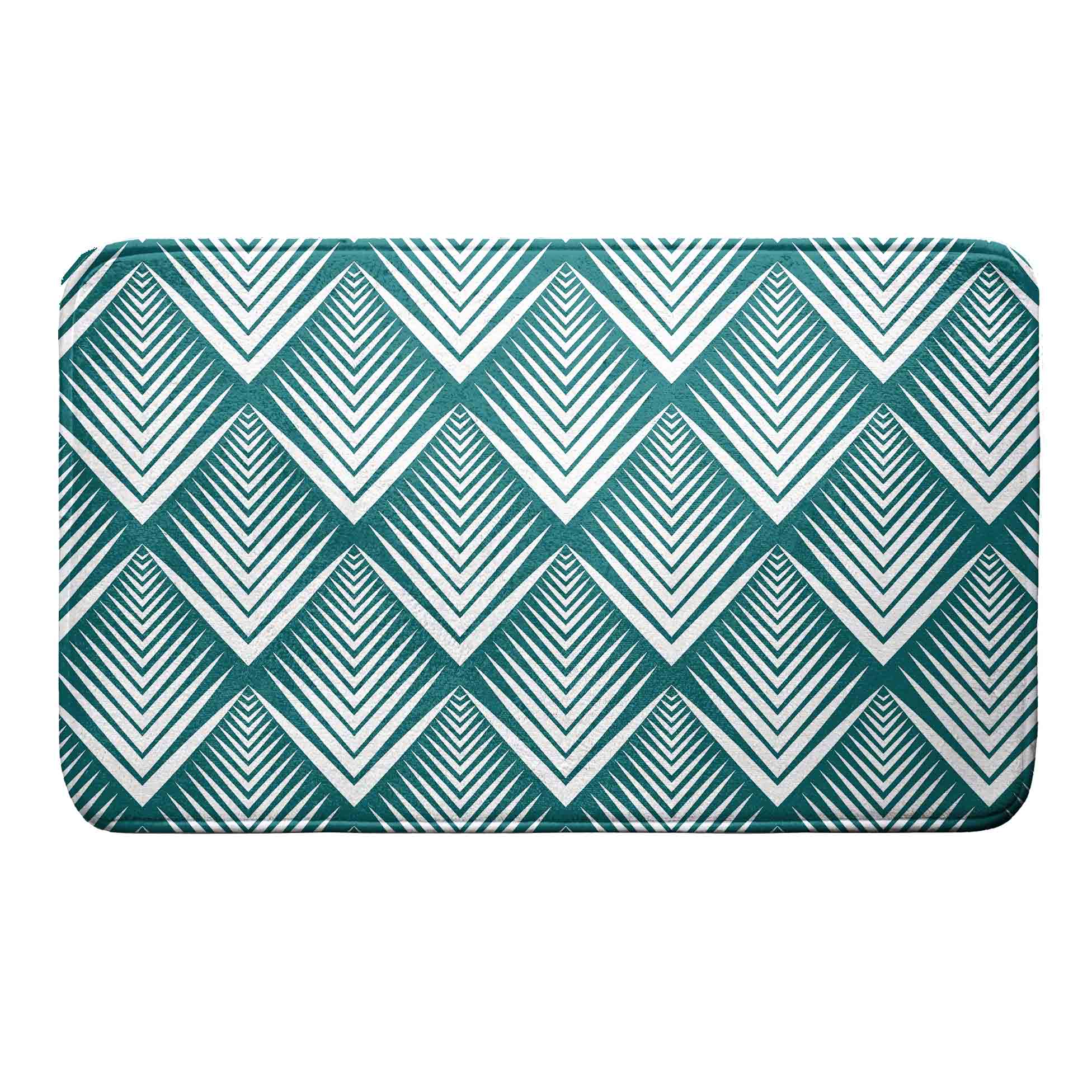 Tapis de bain microfibre Modele Blue Art, EDEN