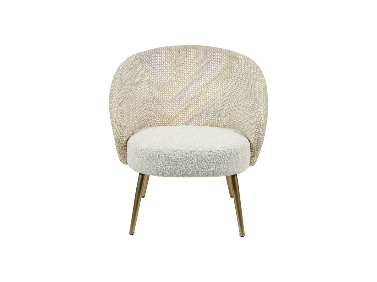 Fauteuil Raphael Bouclette Blanc, OSTARIA