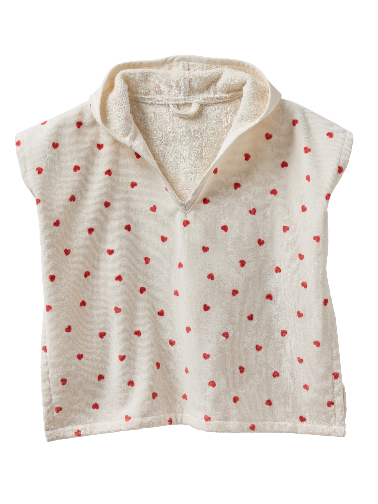 Poncho coton recyclé MON COEUR, VERTBAUDET