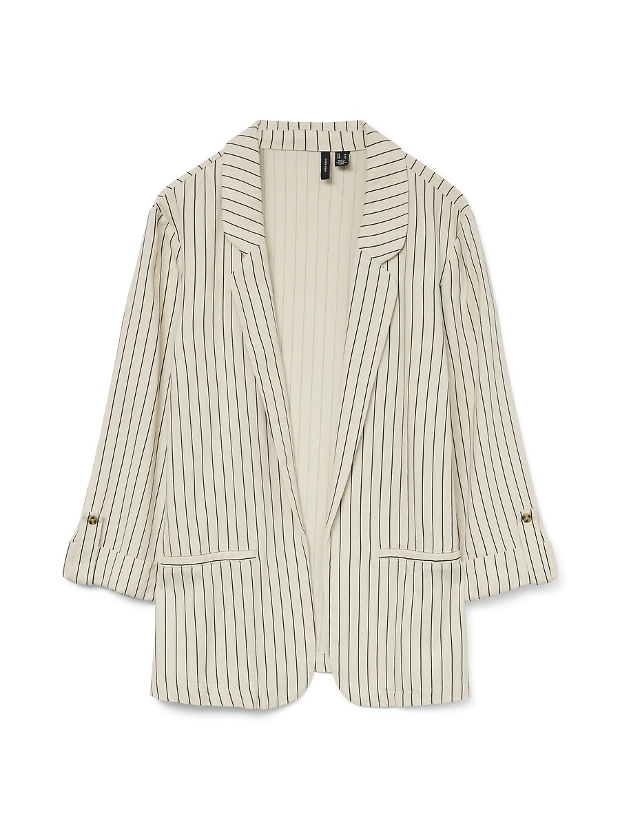 Blazer coupe droite, à rayures, VERO MODA