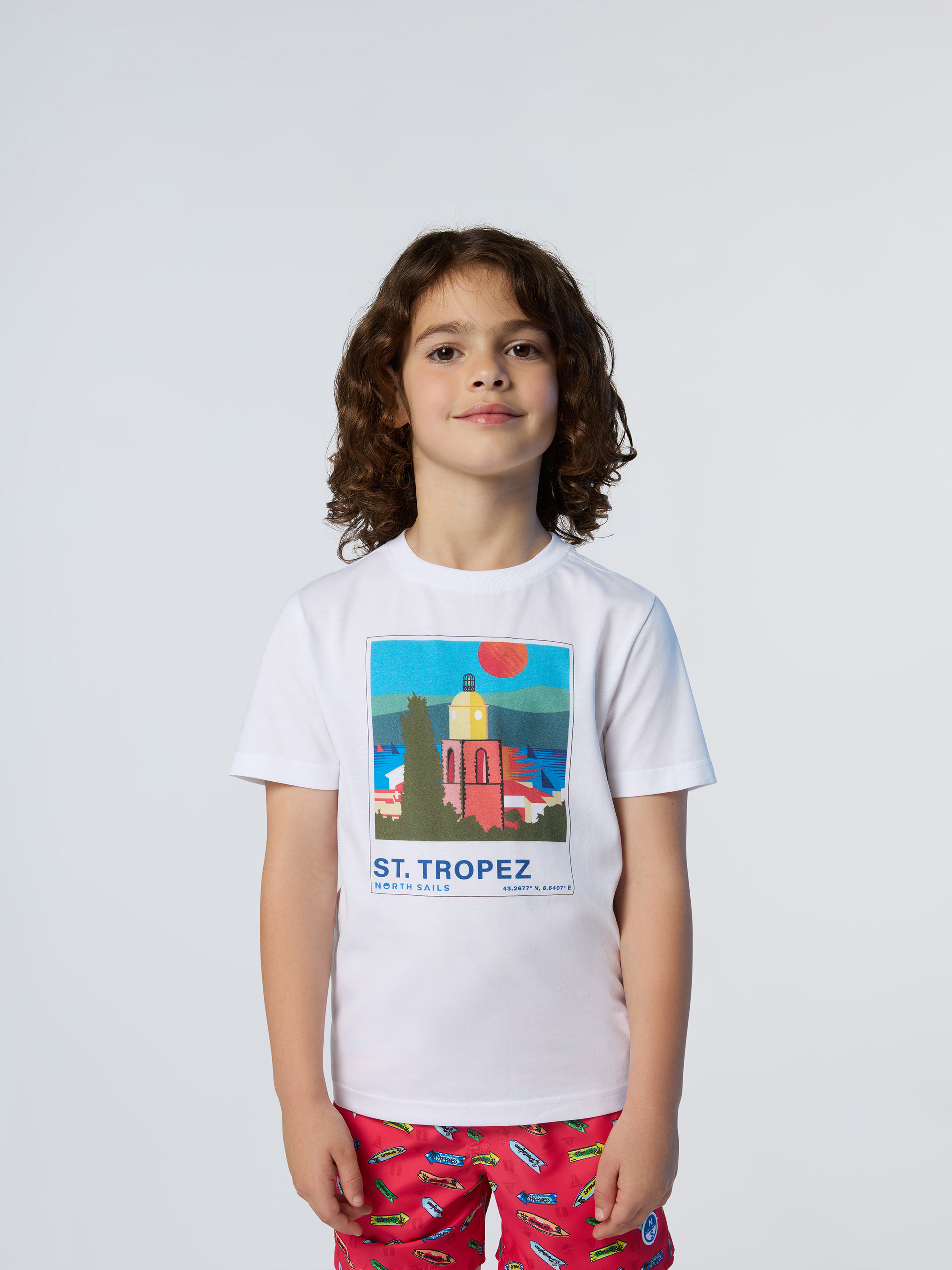 T-shirt avec imprimé graphique, NORTH SAILS