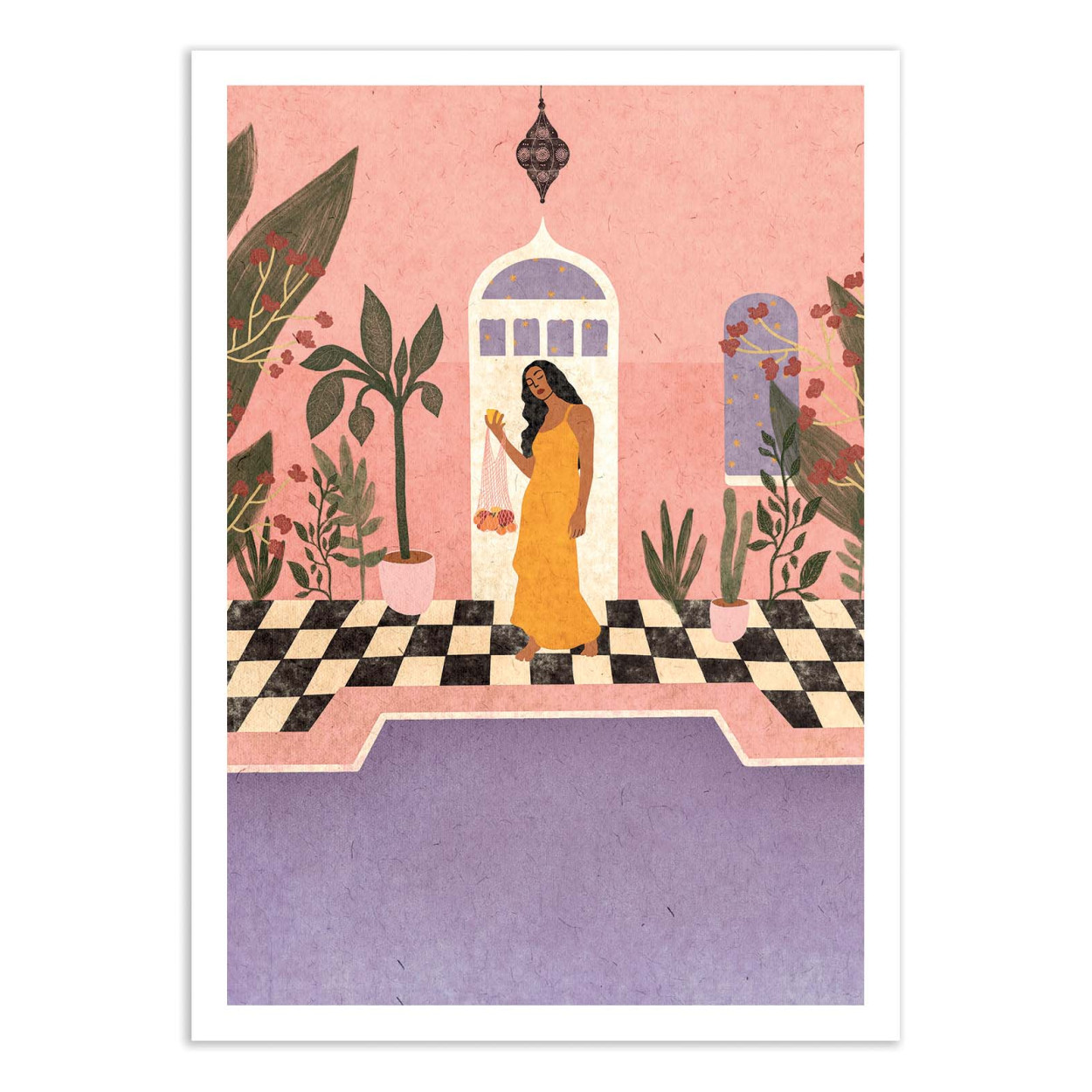 Affiche d'art - Printemps à Fès - Lemon Fee, WALL EDITIONS