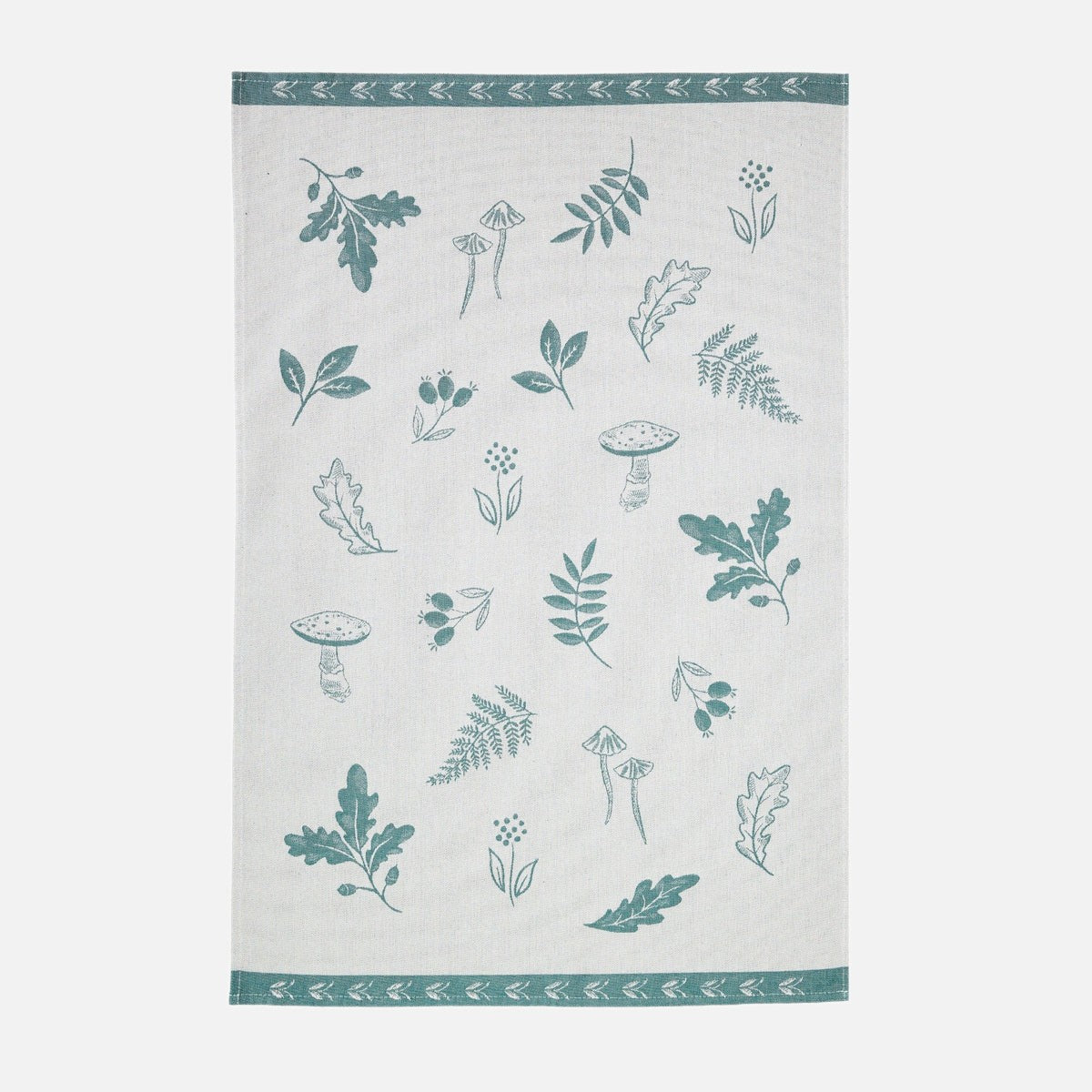 Torchon jacquard en coton ECHOS DE LA FORÊT, COUCKE