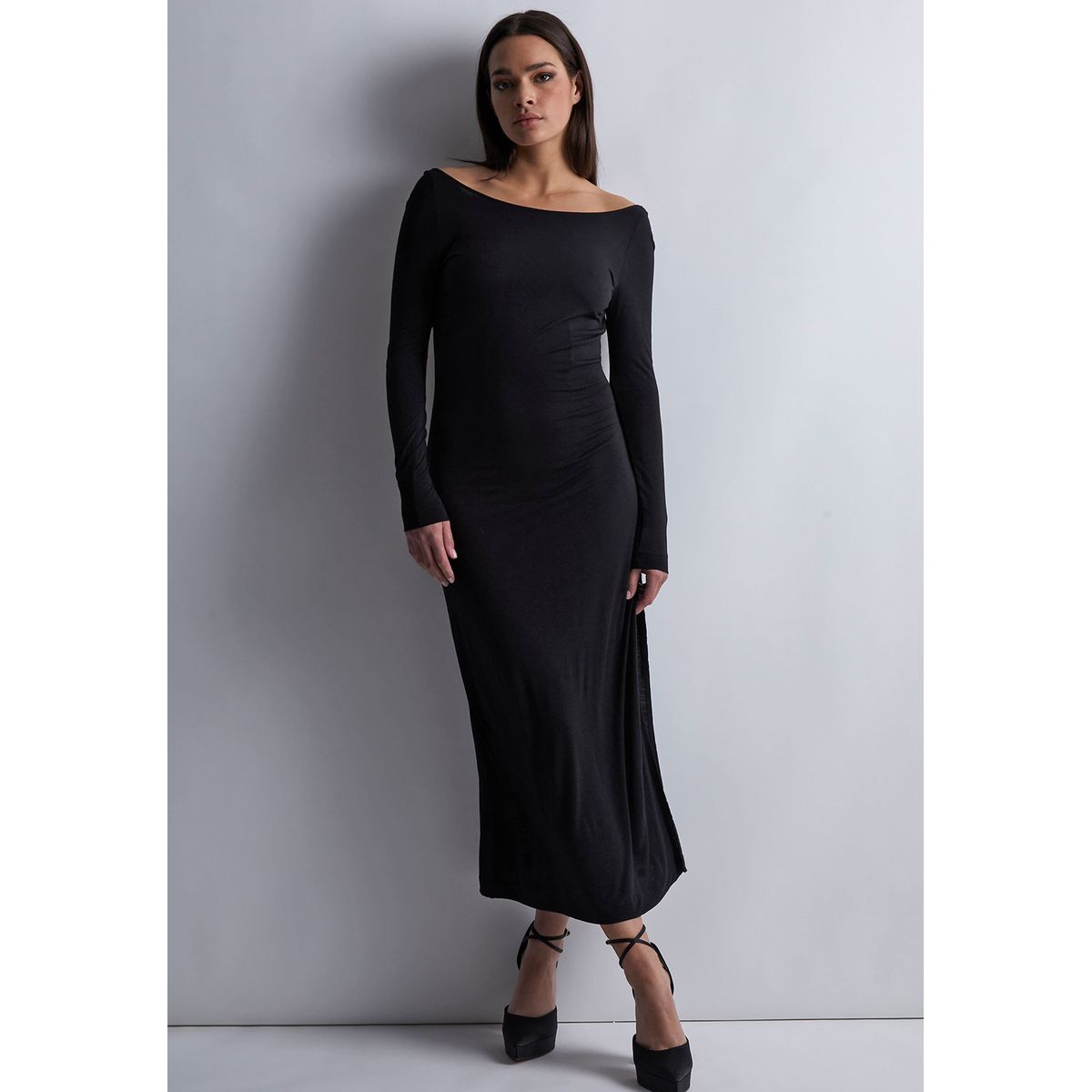 Nuisette longue night crush noir Aubade La Redoute