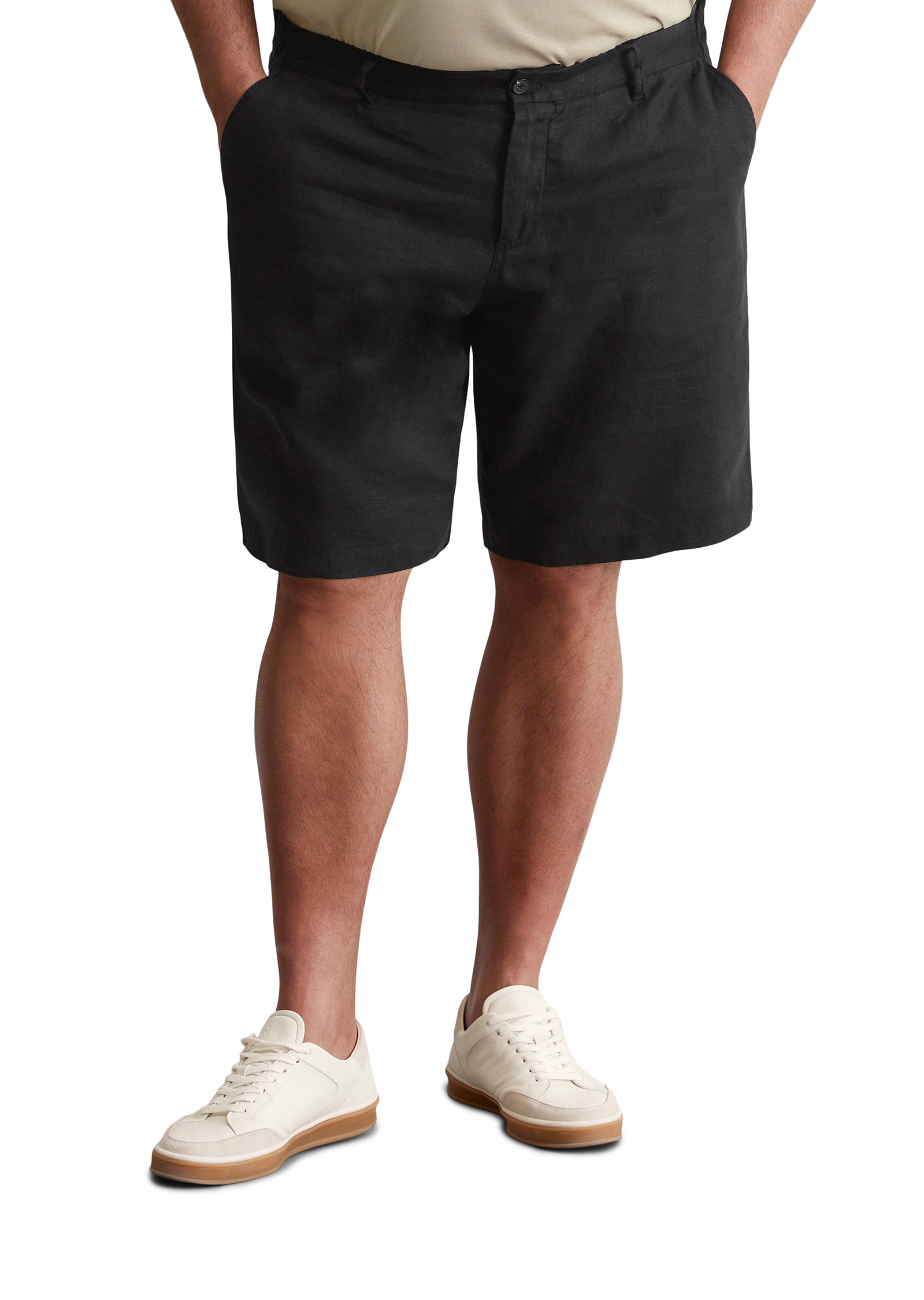 Short modèle Reso jogger en pur lin, MARC O'POLO
