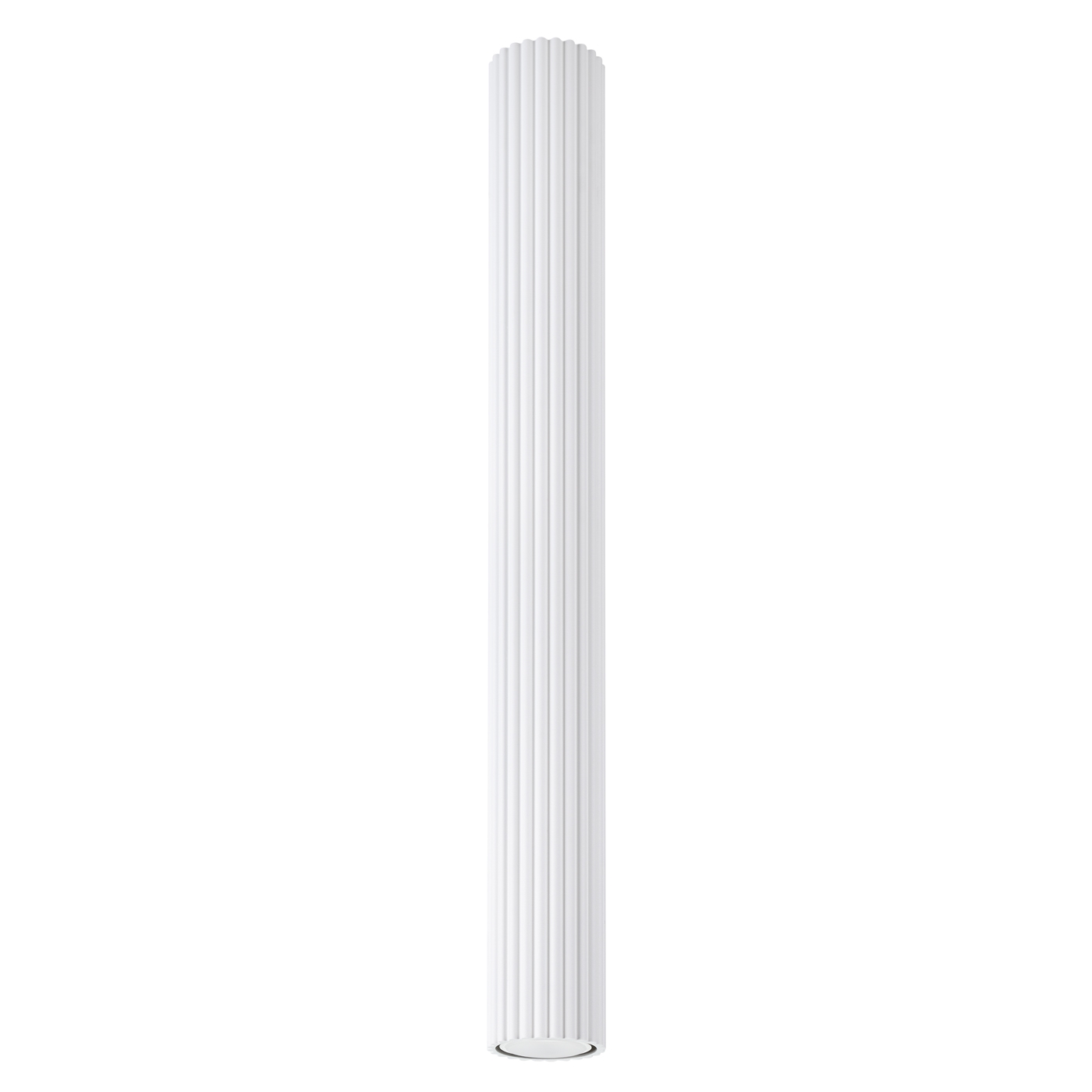 Plafonnier Aluminium Blanc GU10 1 Karbon 60, EDEN
