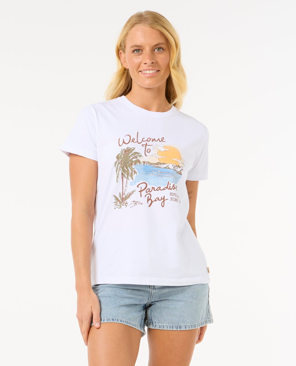 T-shirt PARADISE BAY TEE, RIP CURL