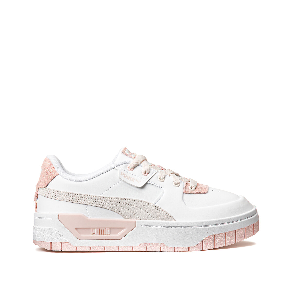 Puma cali outlet blanche et rose