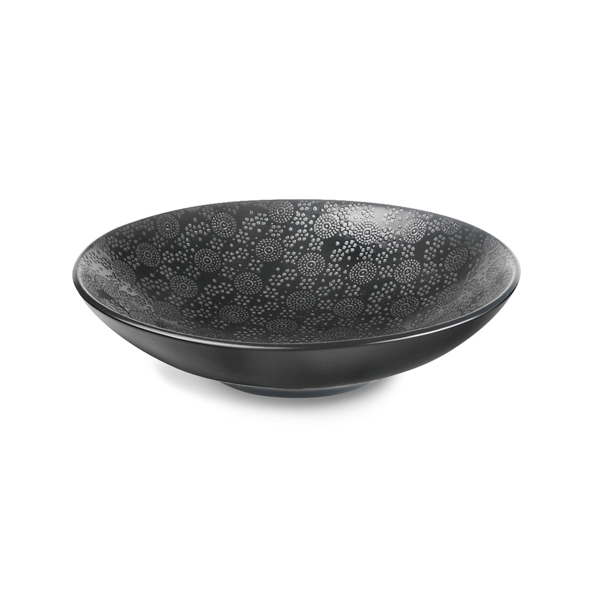 Coffret 6 assiettes salade et pâtes - BLACK JAPAN, MEDARD DE NOBLAT