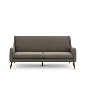 3-Sitzer-Sofa (Y), Samt LA REDOUTE INTERIEURS image