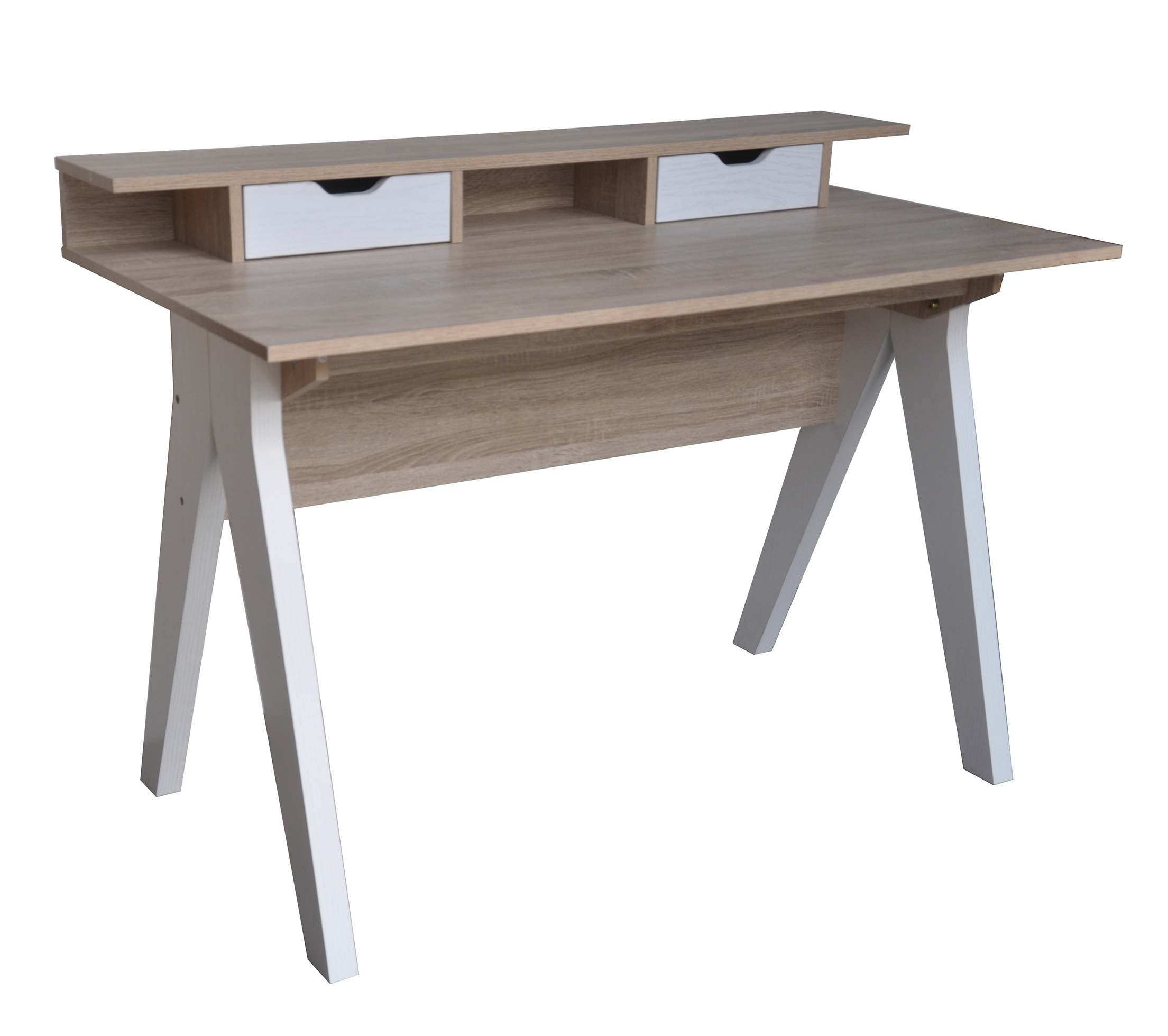 Bureau en placard 2 tiroirs, HISPANOHOGAR, HISPANOHOGAR