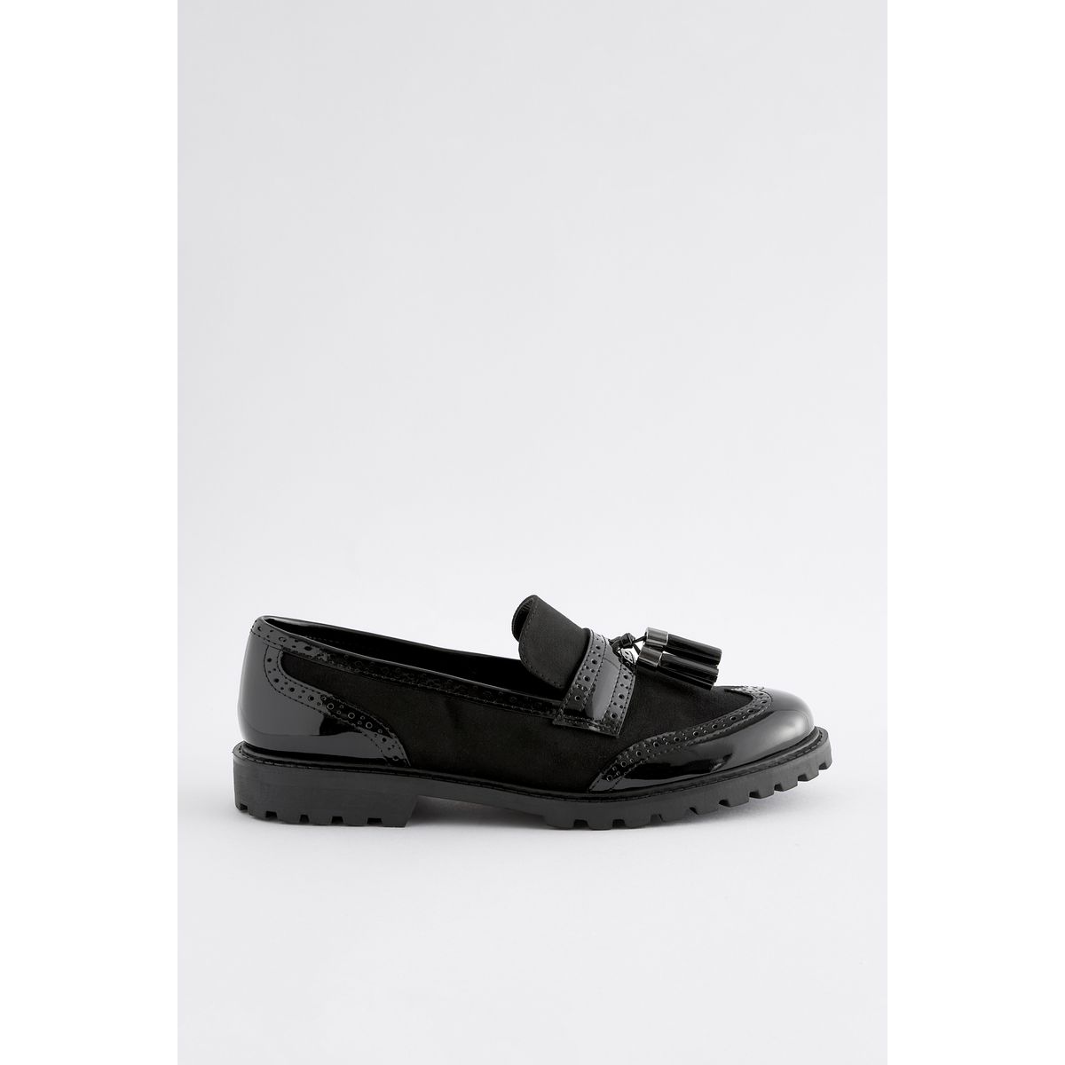 Mocassins à glands semelle épaisse crantée, NEXT