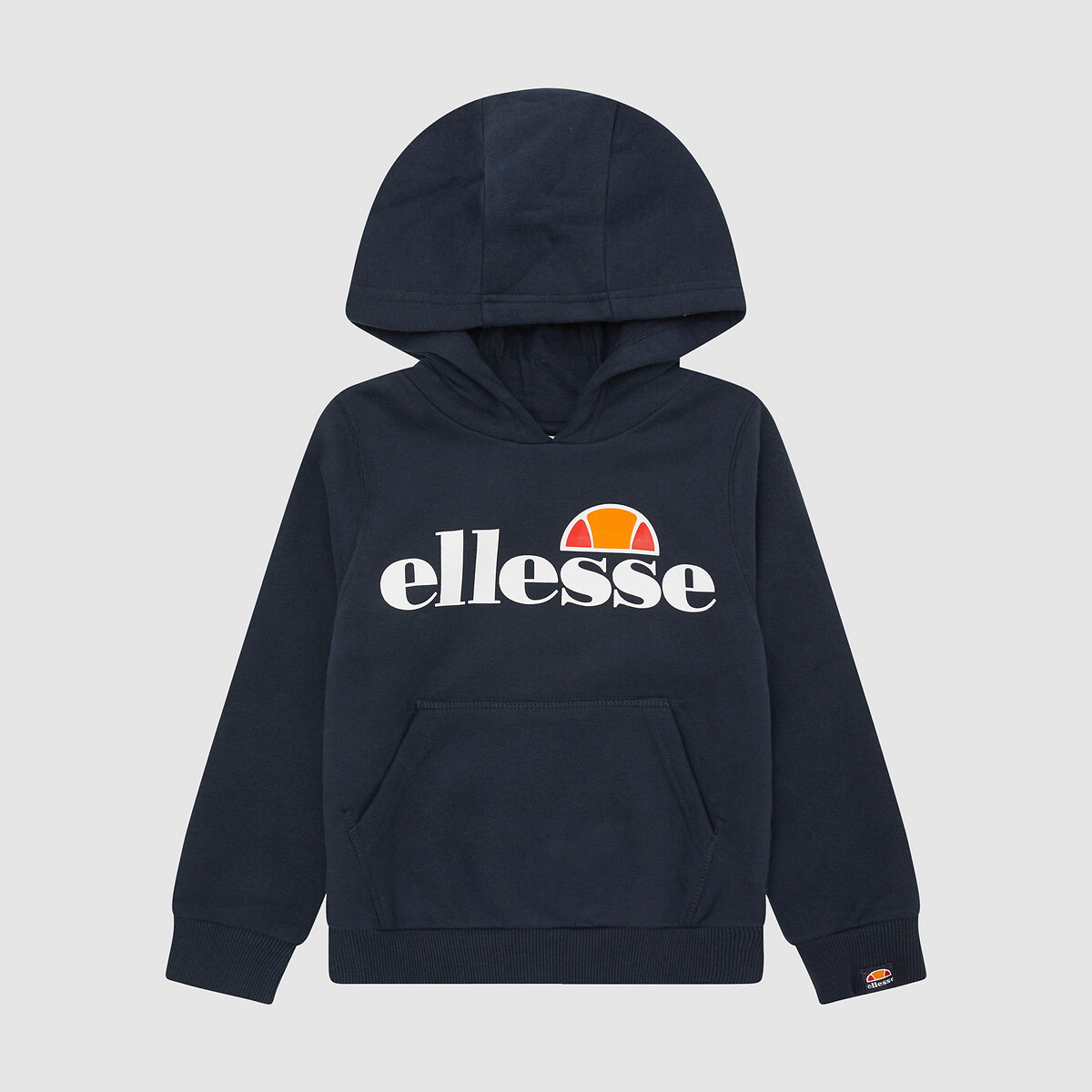 Cotton mix hoodie with logo print, 8-14 