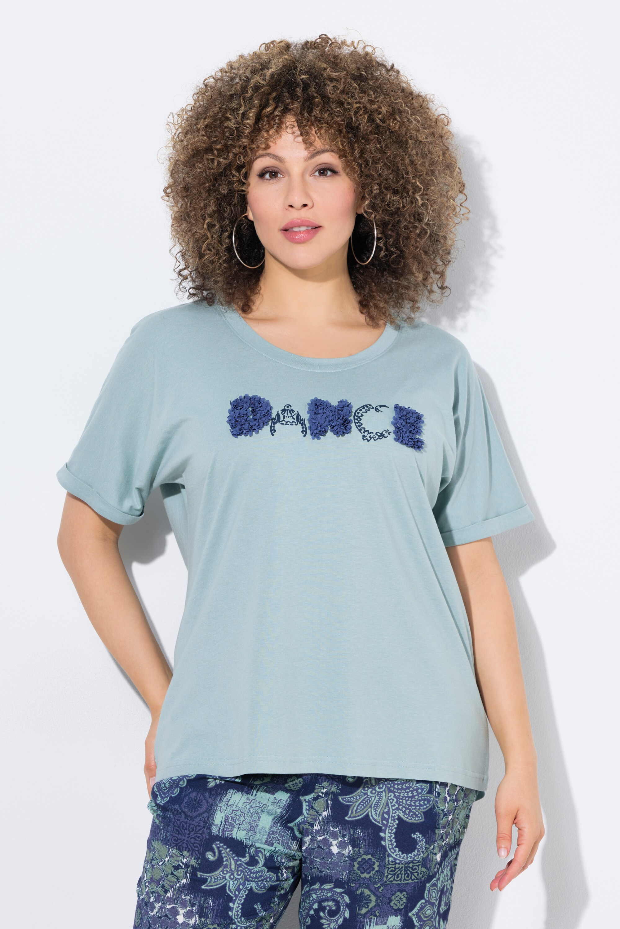 T-shirt oversize avec message, ULLA POPKEN