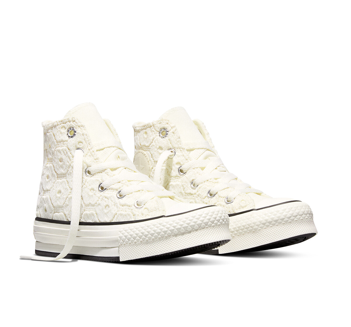 Baskets CHUCK TAYLOR ALL STAR EVA LIFT HI CROCHET, CONVERSE