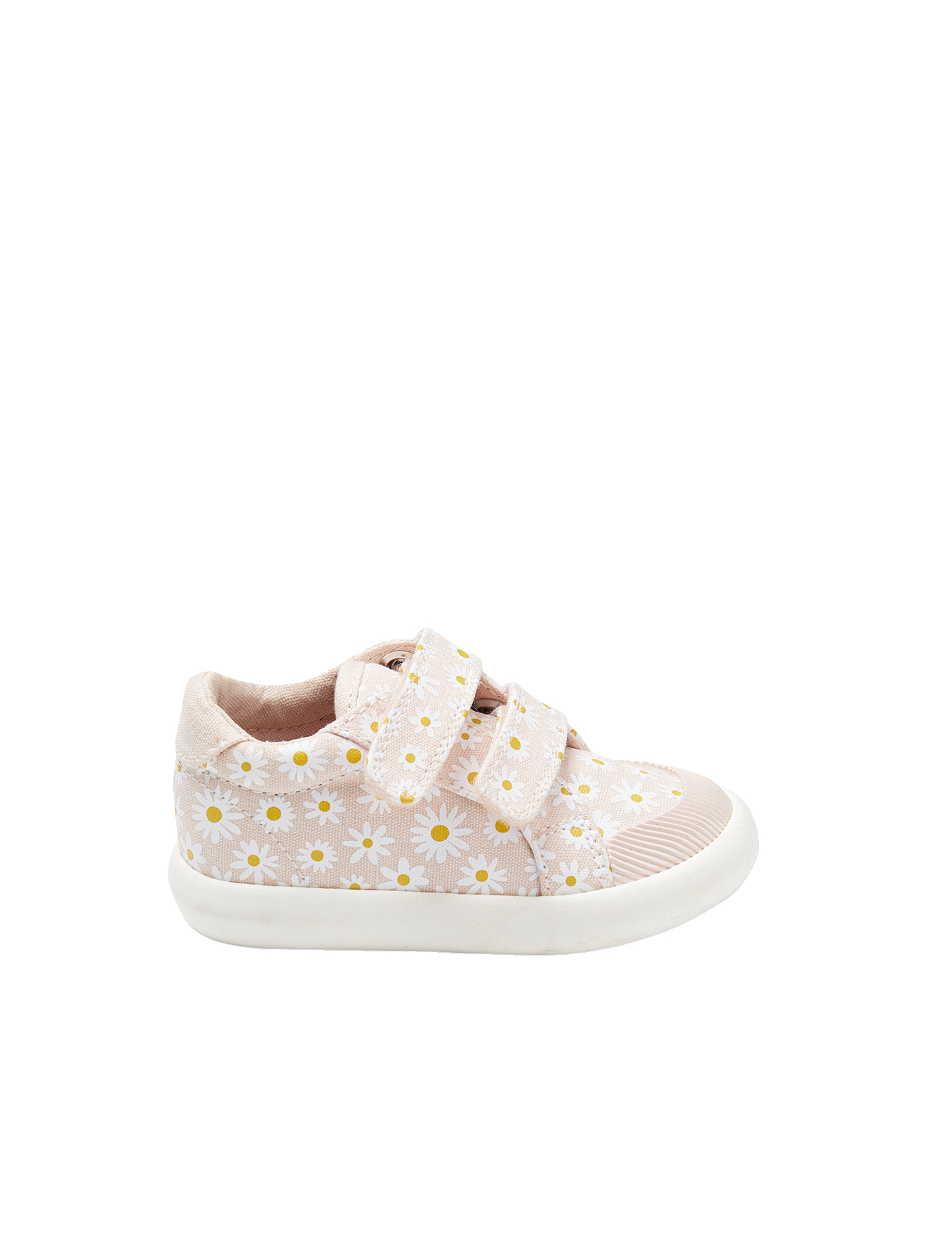 Baskets scratchées bébé en toile, VERTBAUDET
