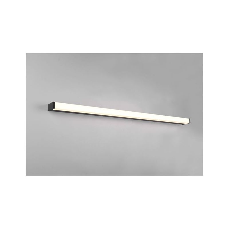 applique salle de bain fabio noir mat 1x20w smd led