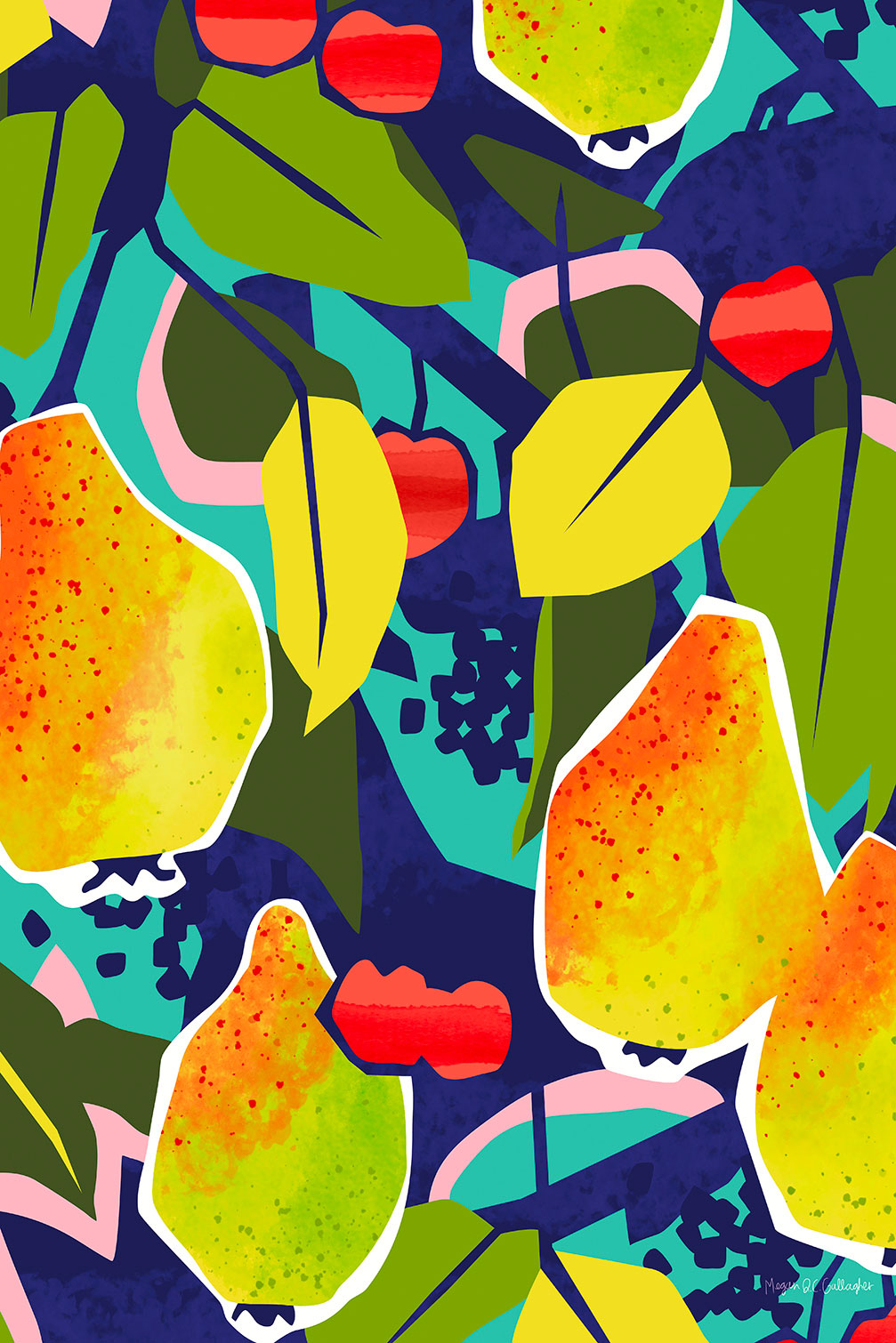Tableau arbre coloré, HEXOA