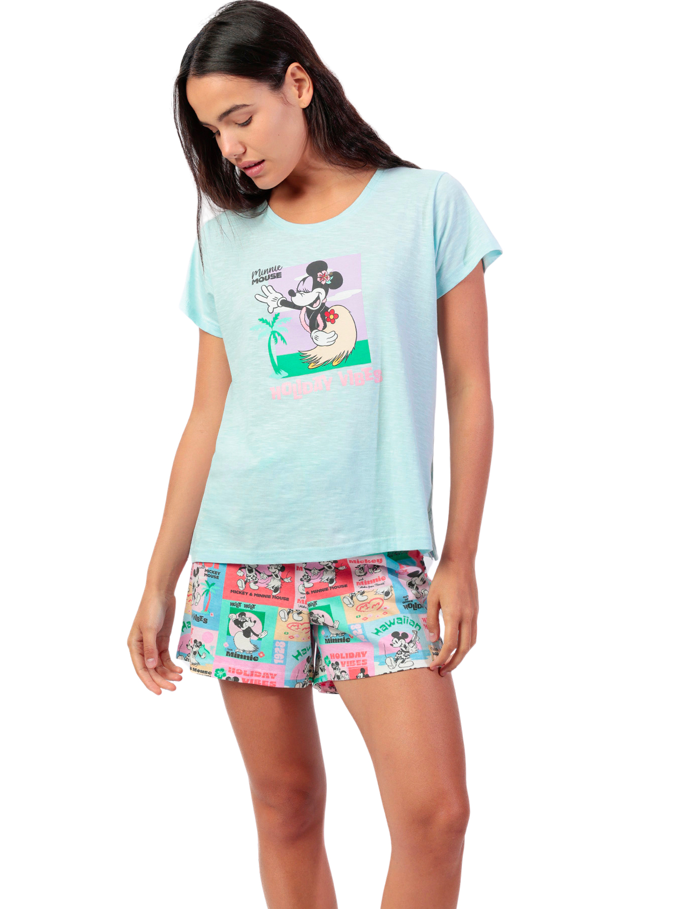 Pyjama short t-shirt Holiday Vibes Disney, ADMAS