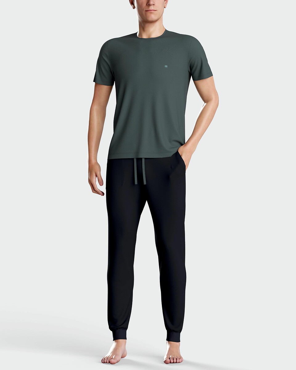 Lange pyjama, ronde hals