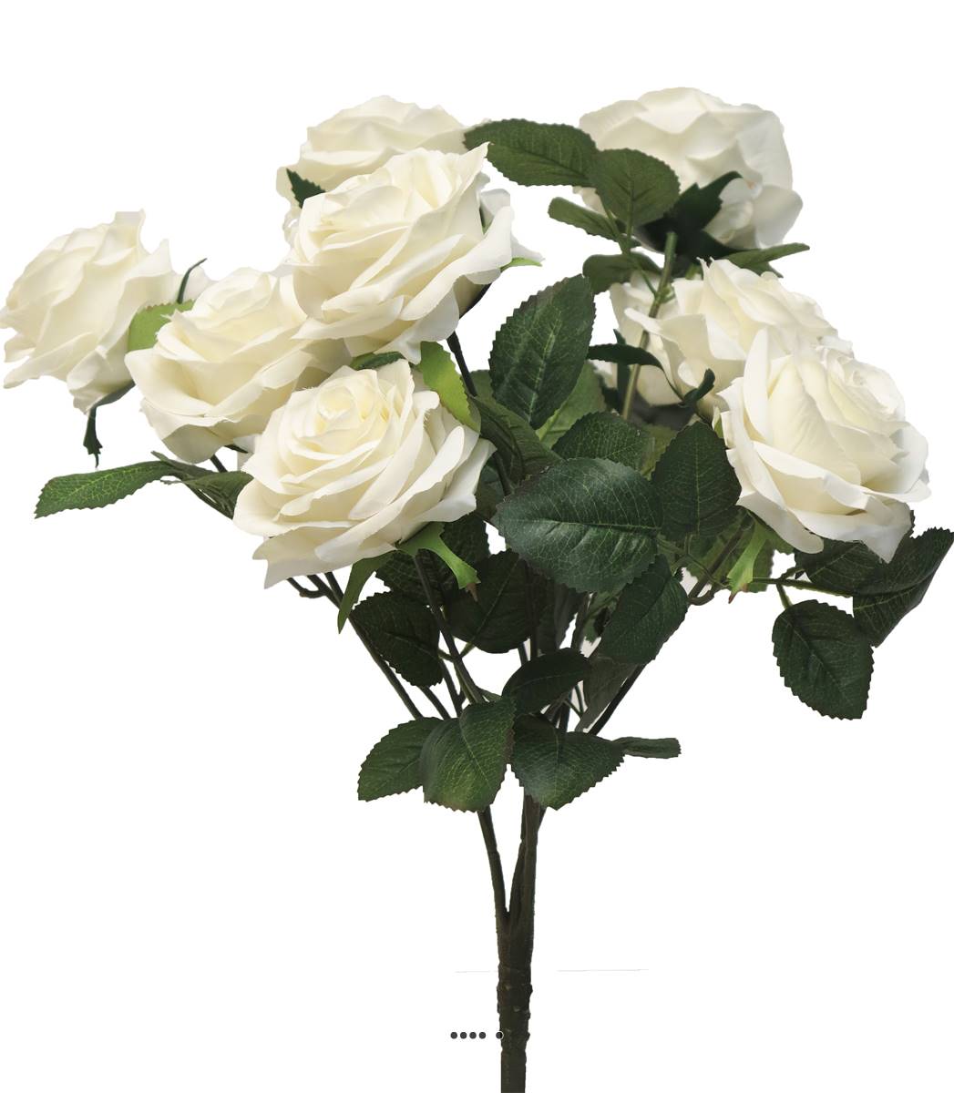 Bouquet de rose Paris artificielle, 10 tête, ARTIFICIELLES