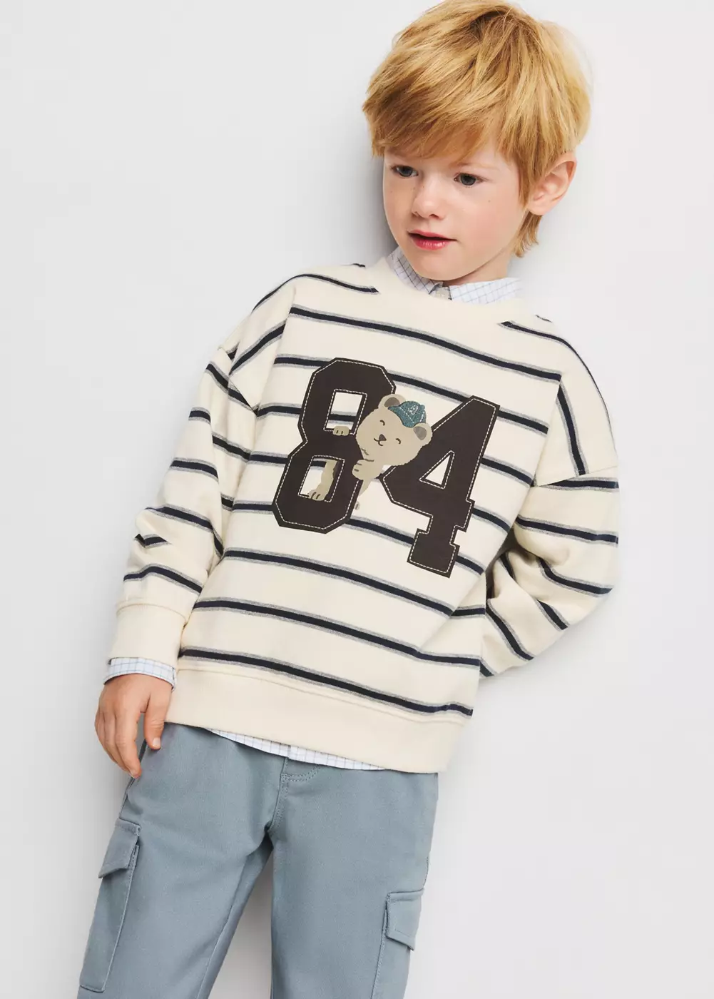 Sweat relaxed fit imprimé, MANGO BABY