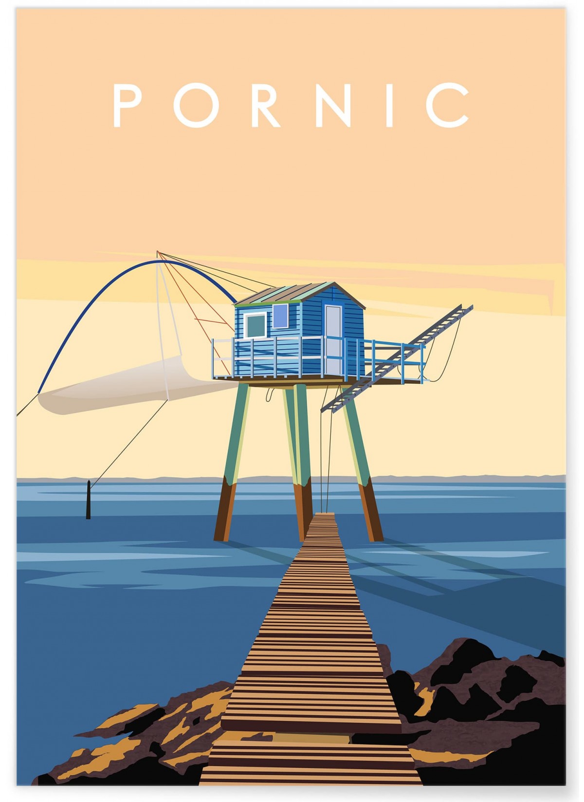 Affiche ville Pornic 3, L'AFFICHERIE