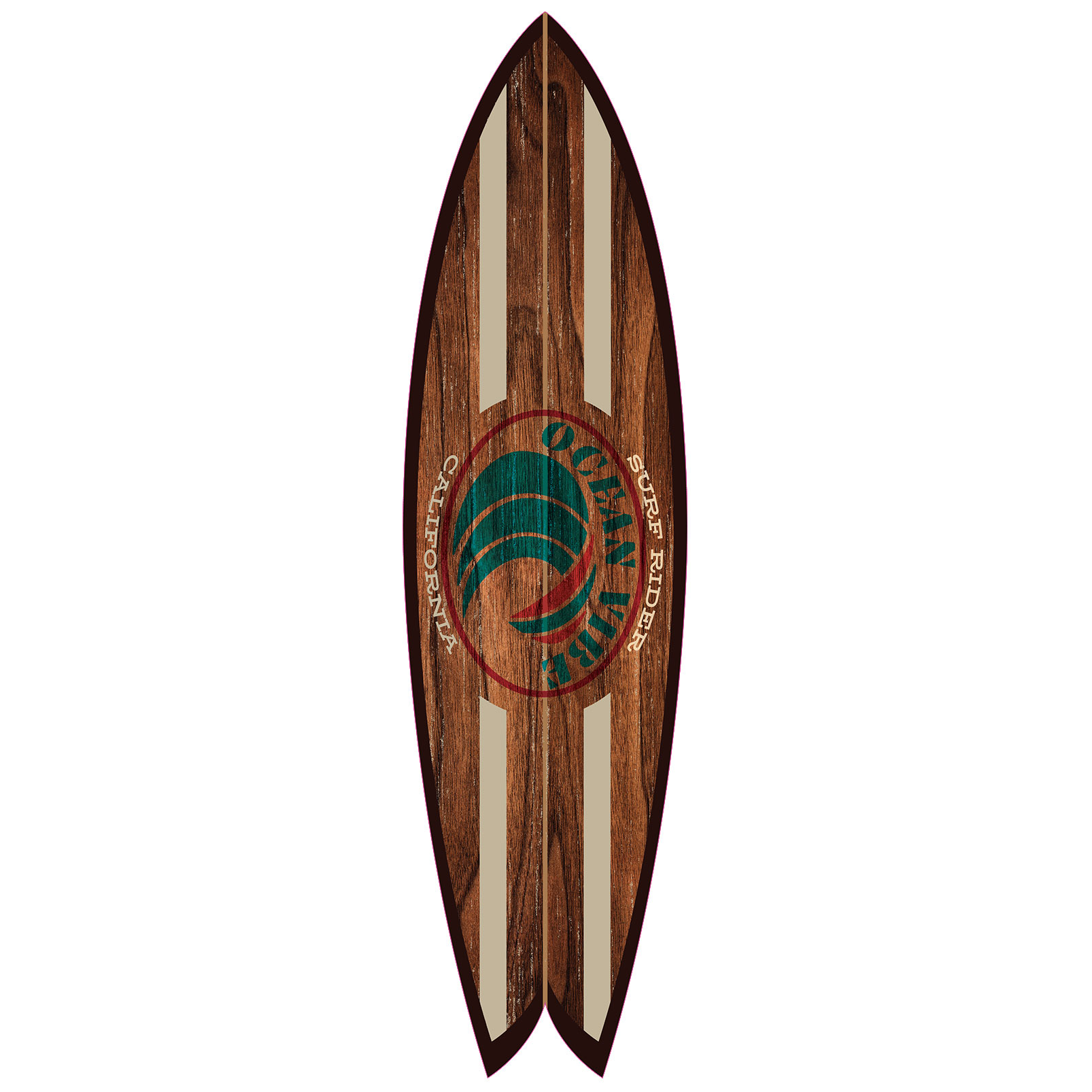 Planche de surf décorative ocean vibe, HEXOA