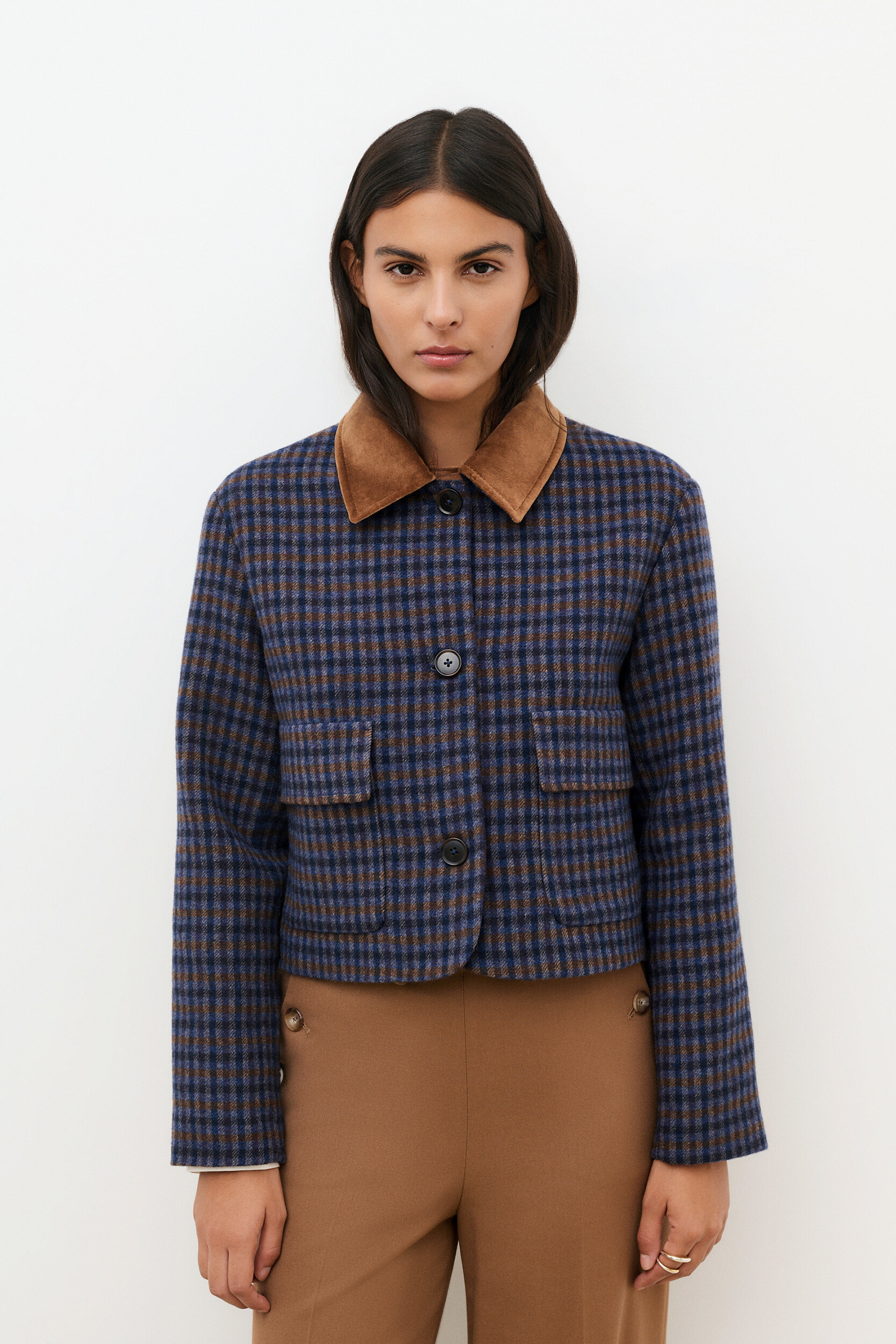 Manteau court structuré GTINA, CAROLL