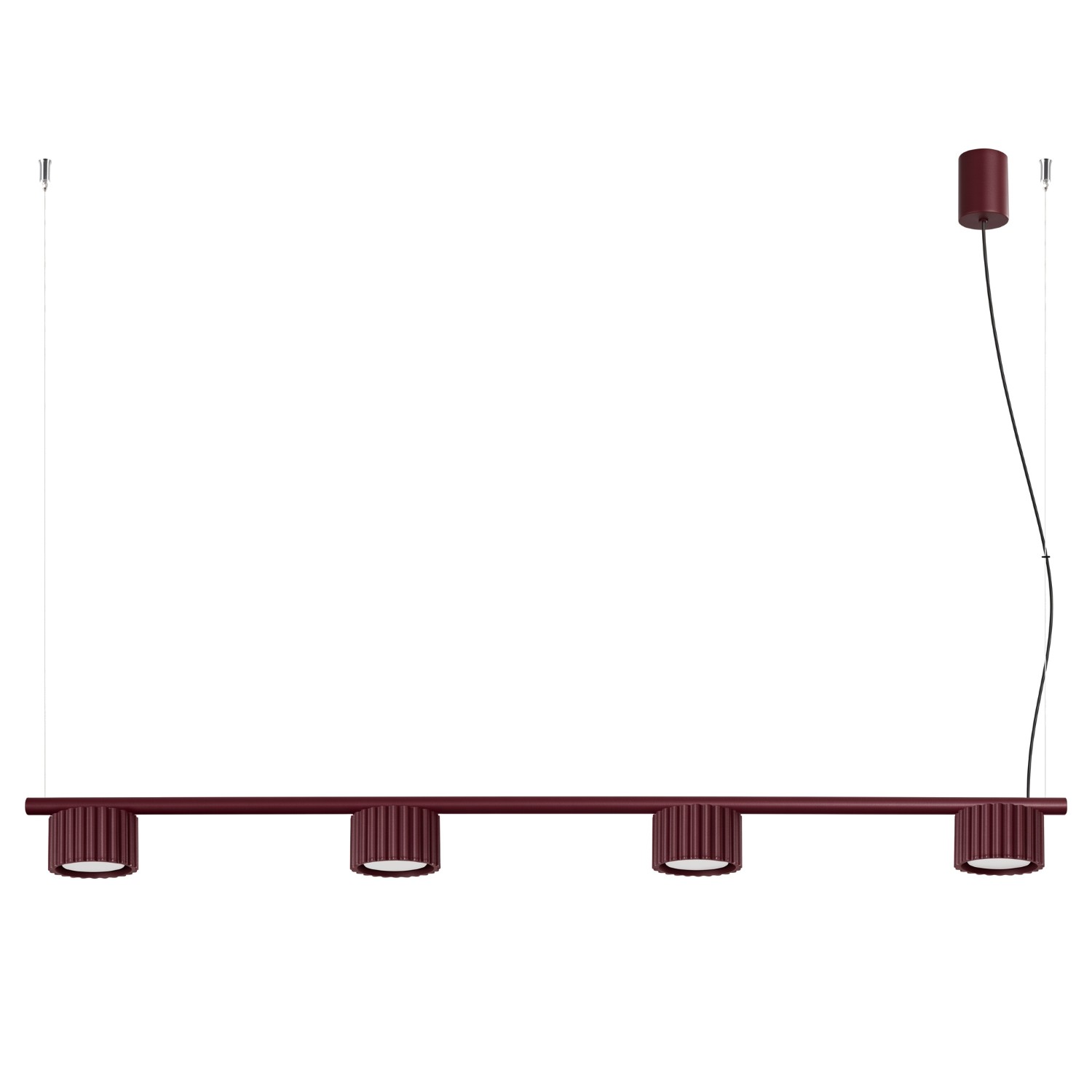 Lustre Aluminium Bordeaux Gx53 4 AURA, EDEN