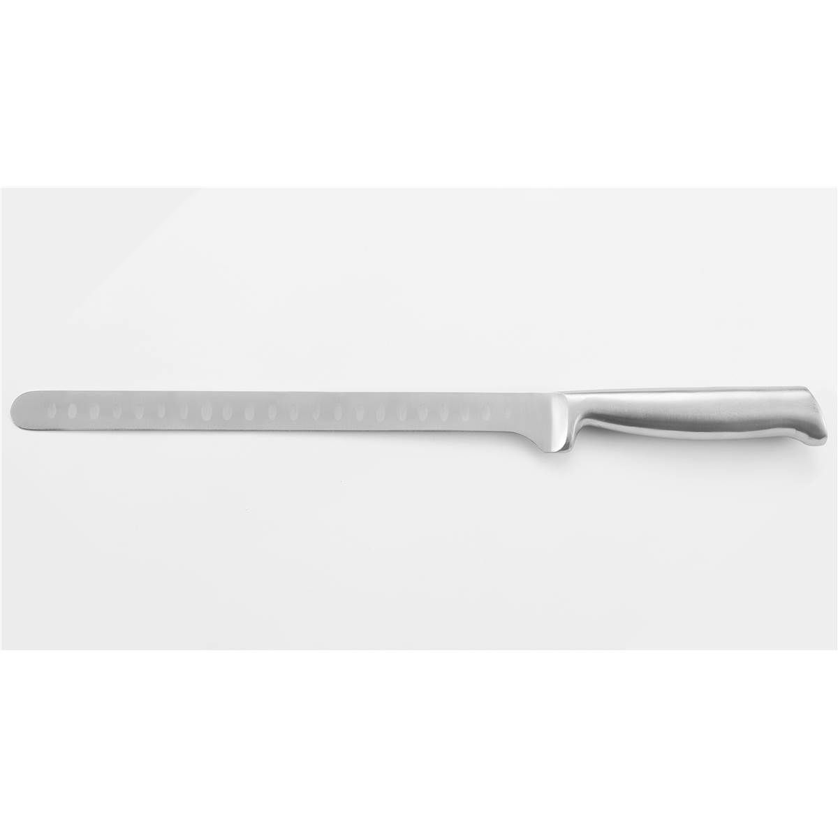 Laguiole - Couteau à saumon/jambon argent 38,5cm Nouvelle Vague