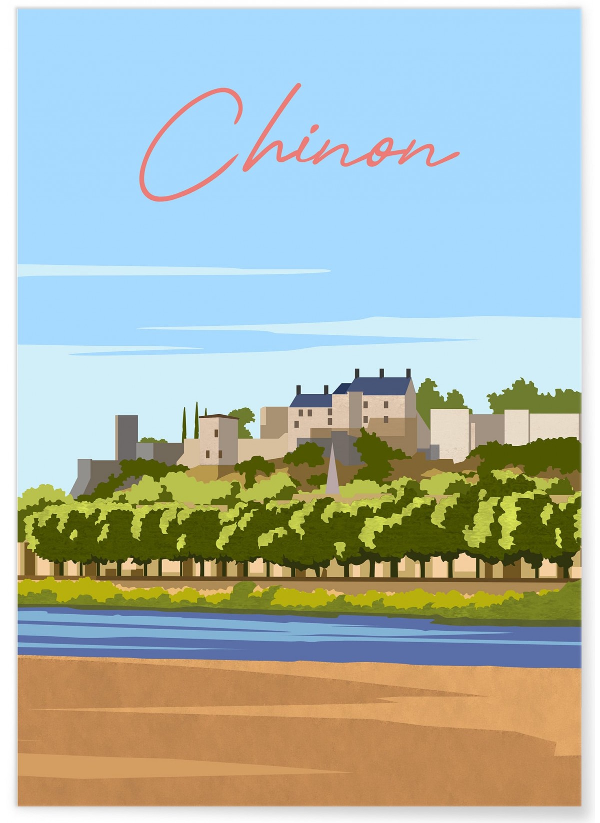 Affiche ville Chinon, L'AFFICHERIE