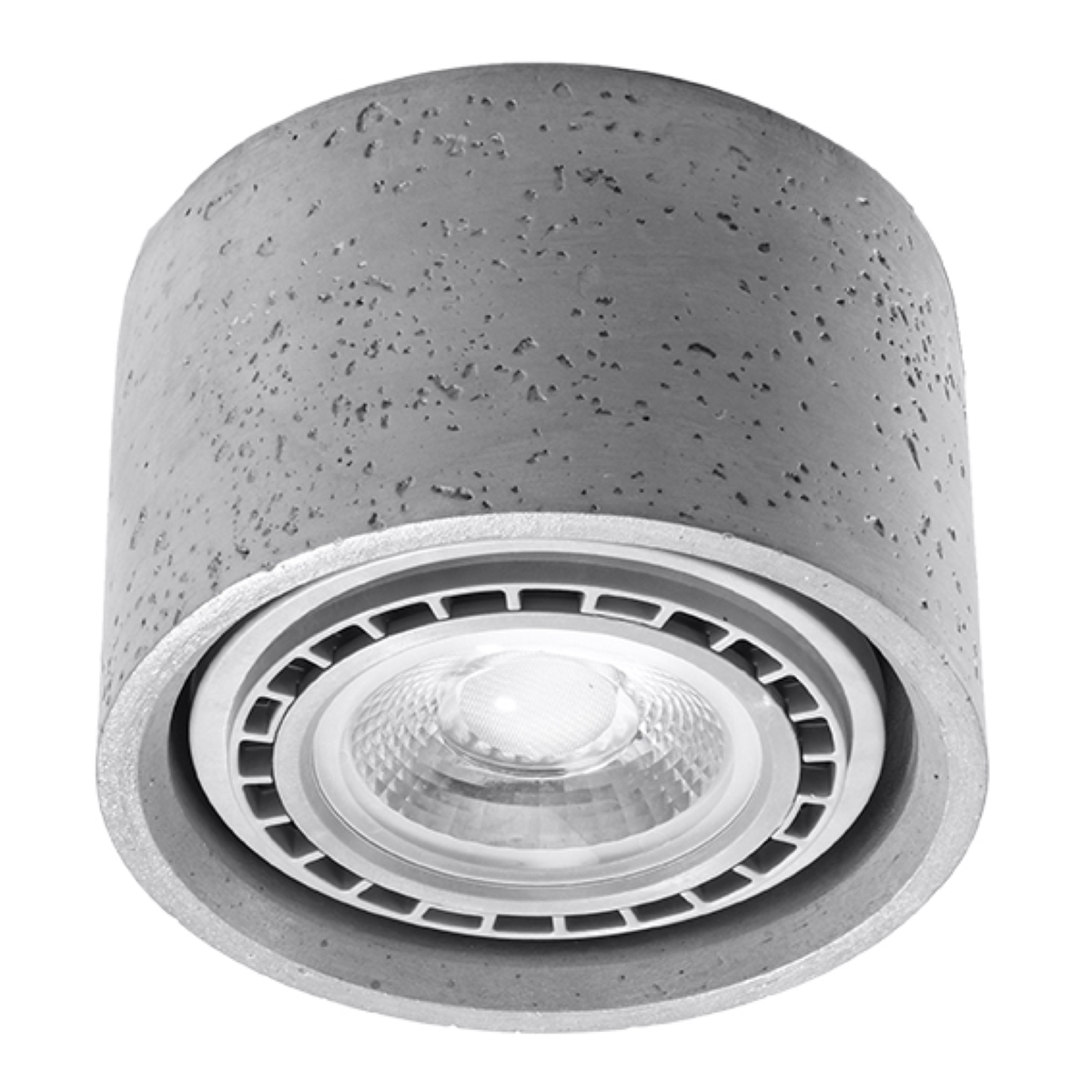 Plafonnier Béton Gris GU10/ES111 1 Basic, EDEN