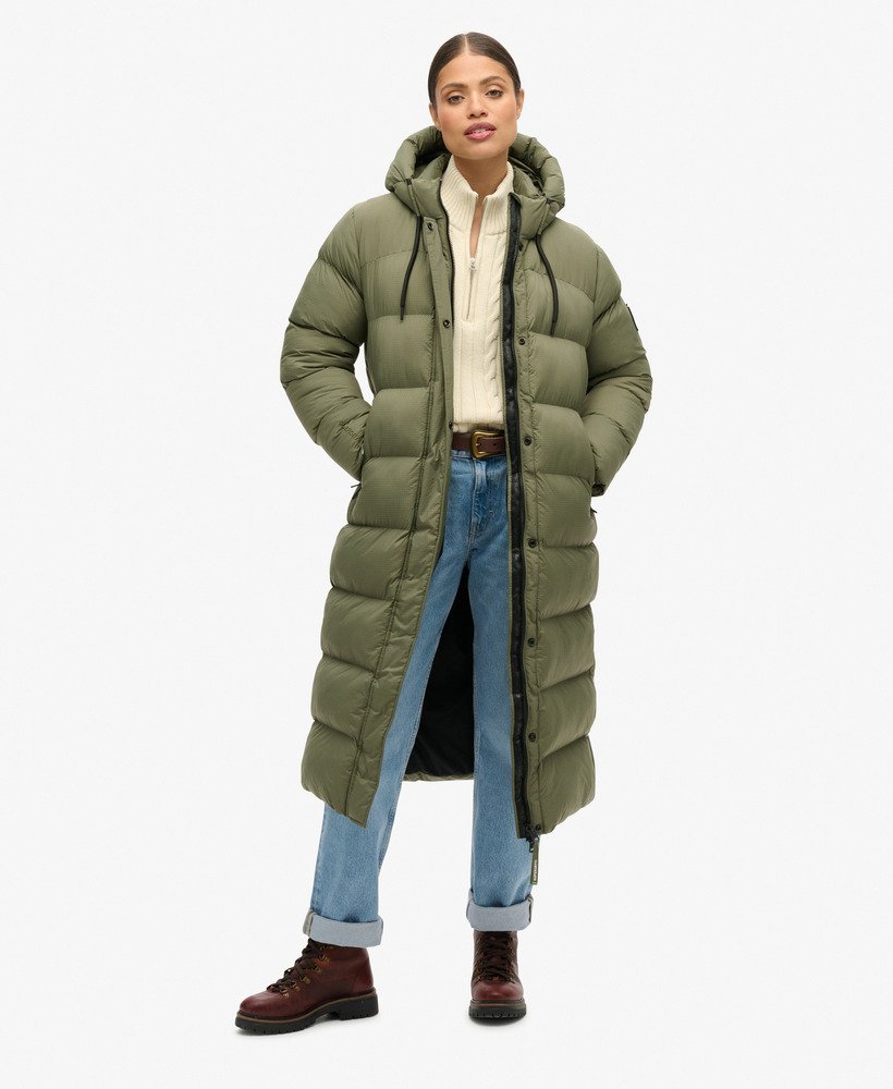Doudoune longue Rip-Stop, SUPERDRY