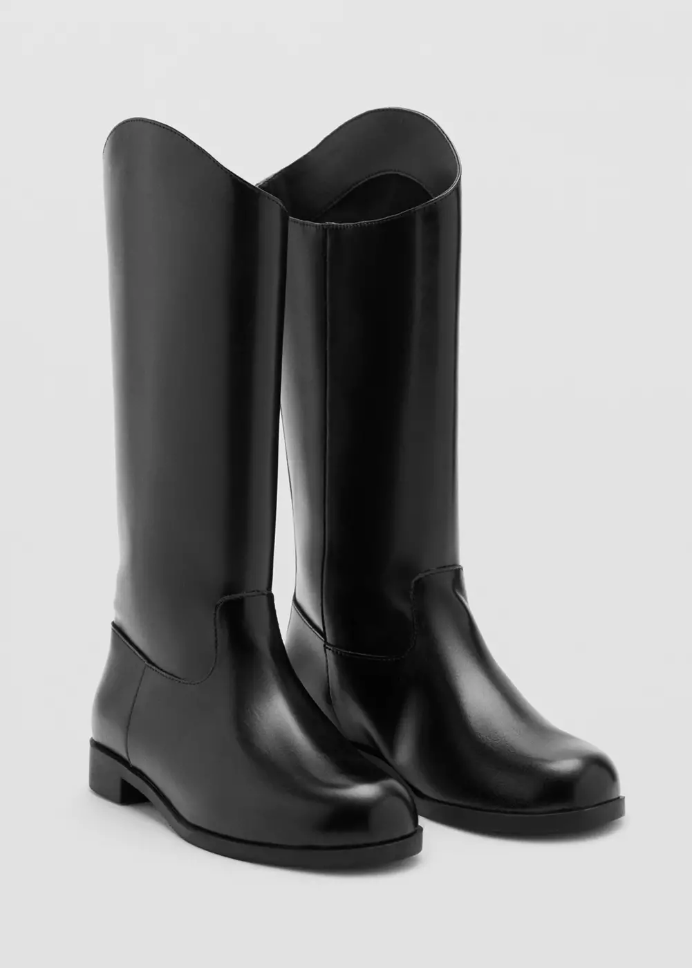 Bottes de cavalière effet cuir, MANGO KIDS