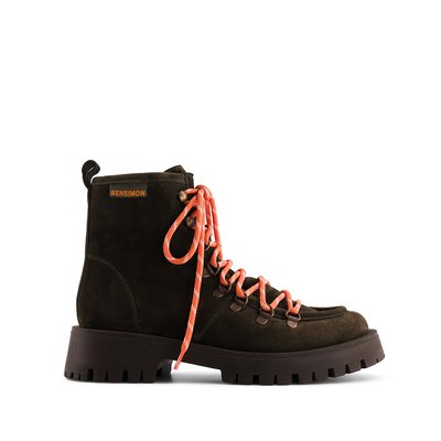 Mountain High Ankle Boots in Suede BENSIMON