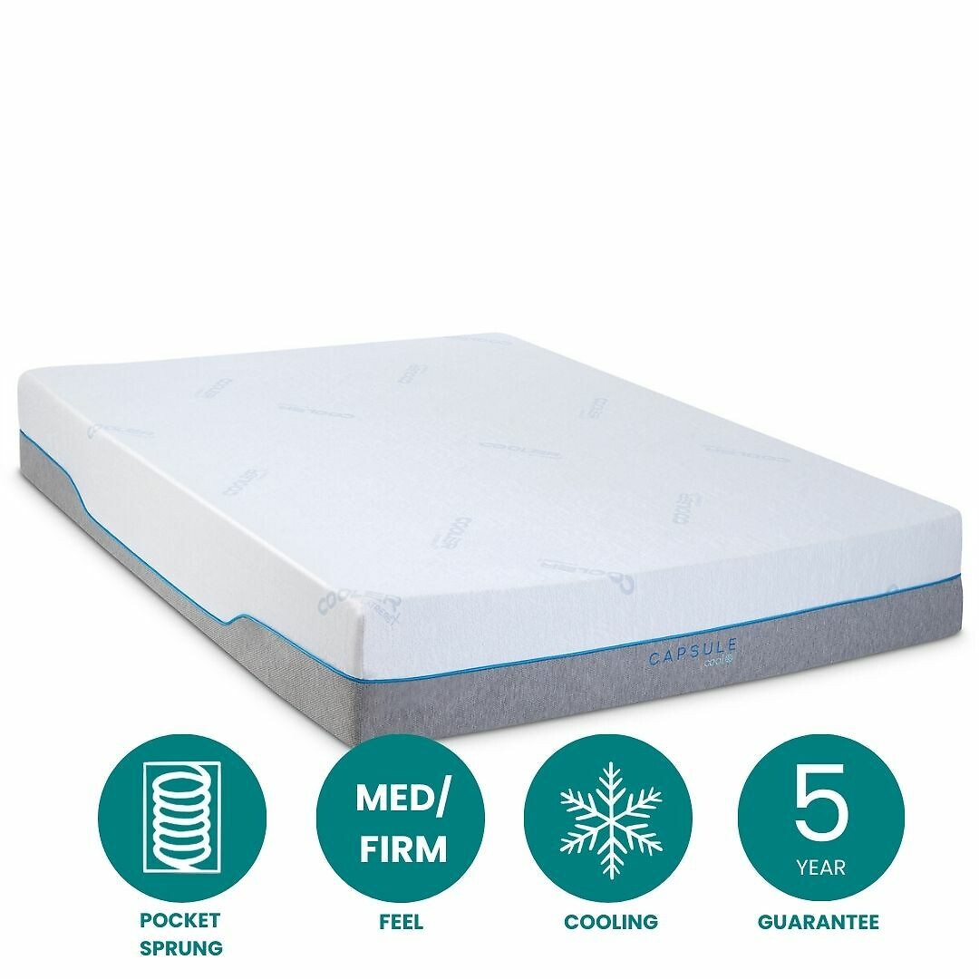 Capsule Cool Gel 1000 Pocket Spring Mattress, SO'HOME