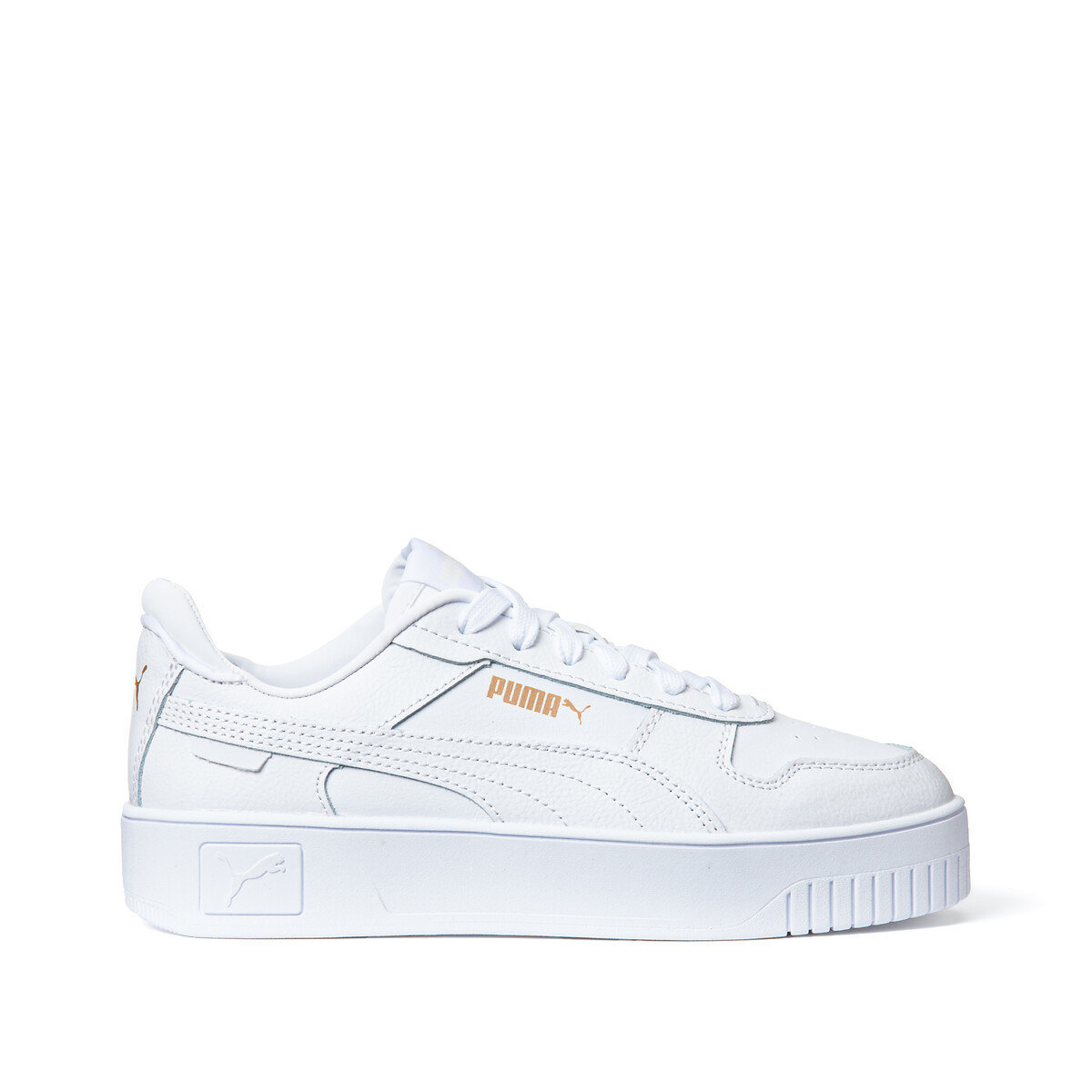 Carina leather trainers white Puma La Redoute