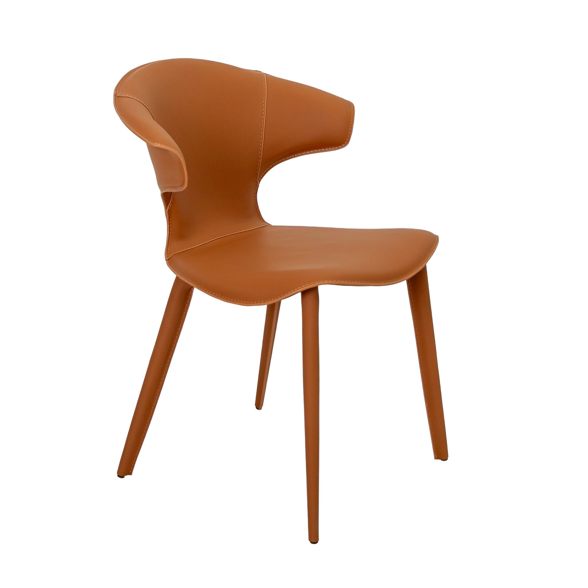 Chaise en cuir régénéré, ANGEL CERDA