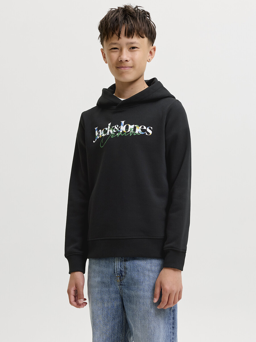 Sweat à capuche en molleton, JACK & JONES JUNIOR